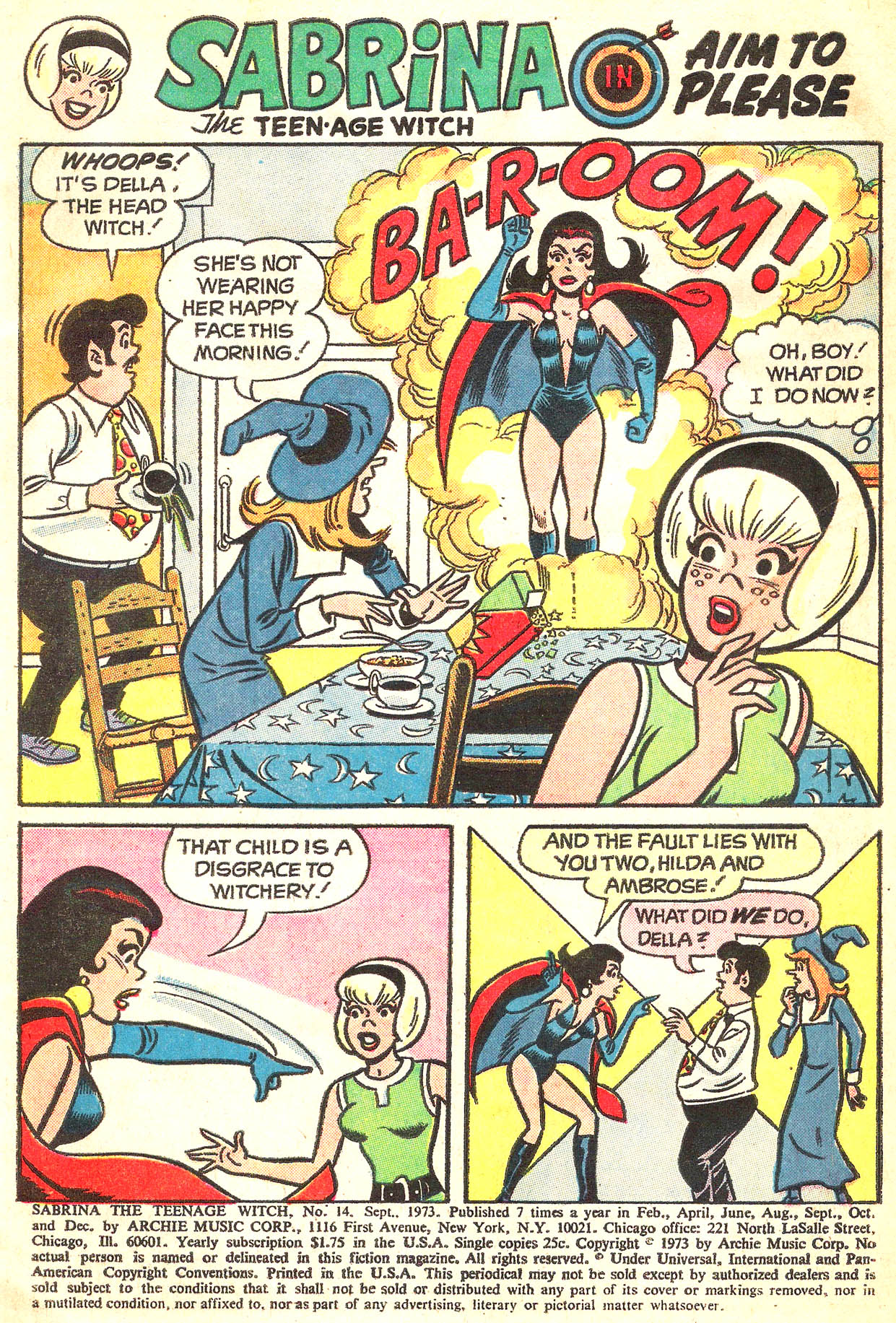 Read online Sabrina The Teenage Witch (1971) comic -  Issue #14 - 3