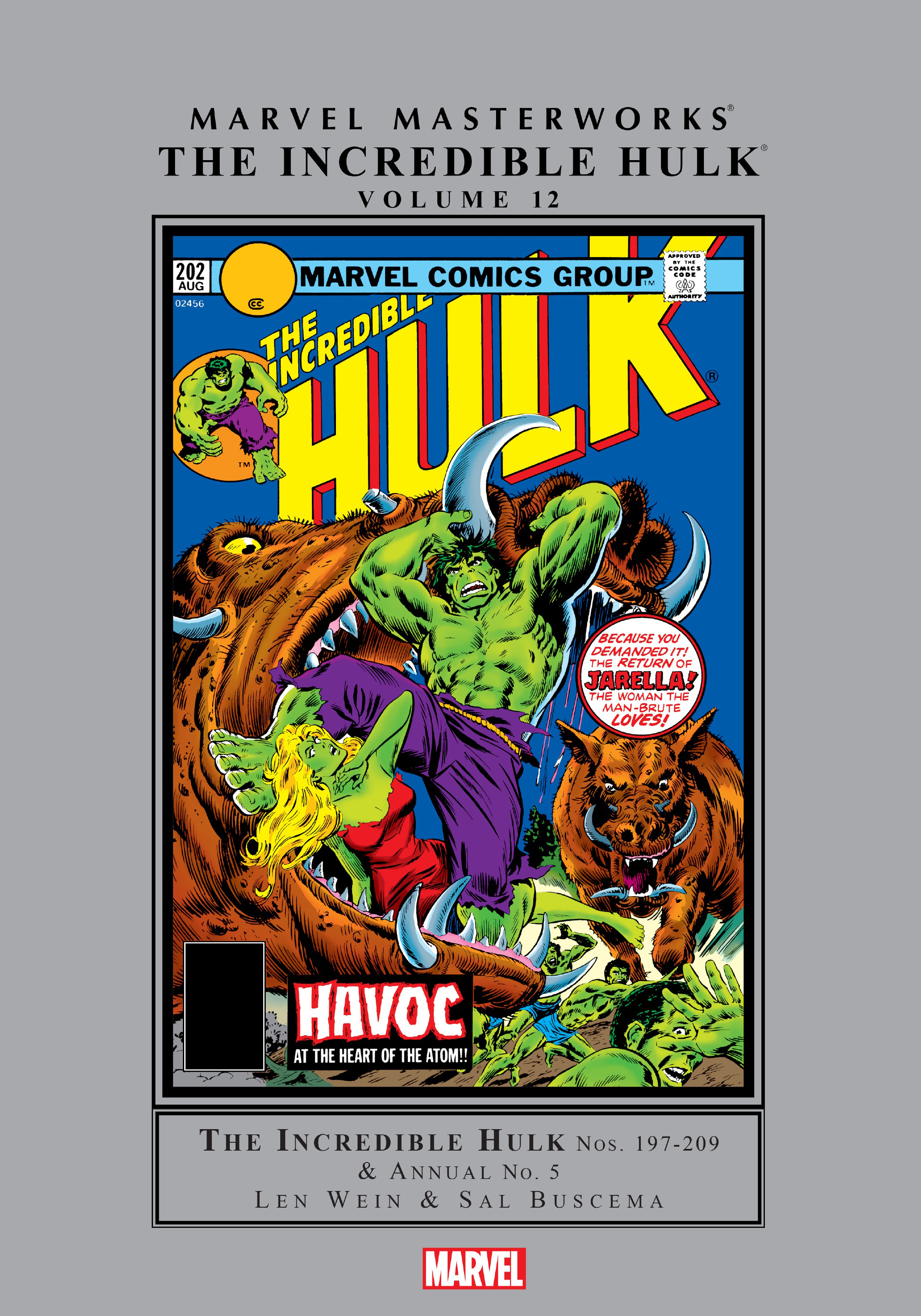 Read online Marvel Masterworks: The Incredible Hulk comic -  Issue # TPB 12 (Part 1) - 1