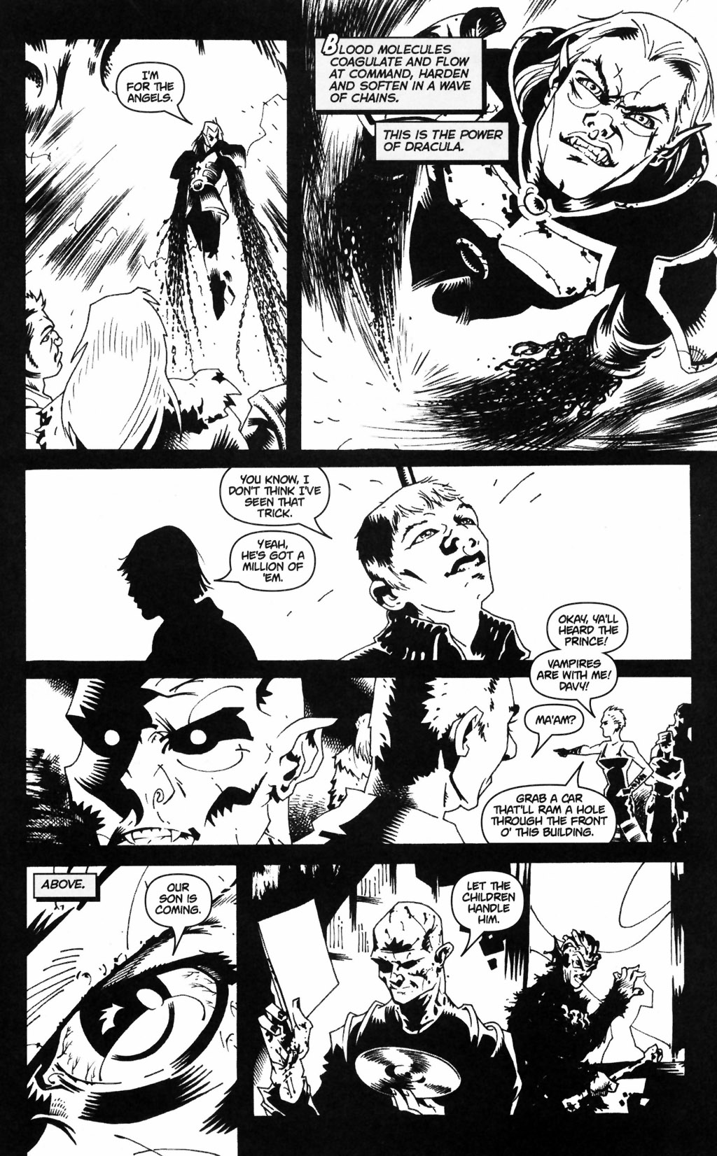 Read online Sword of Dracula comic -  Issue #6 - 7