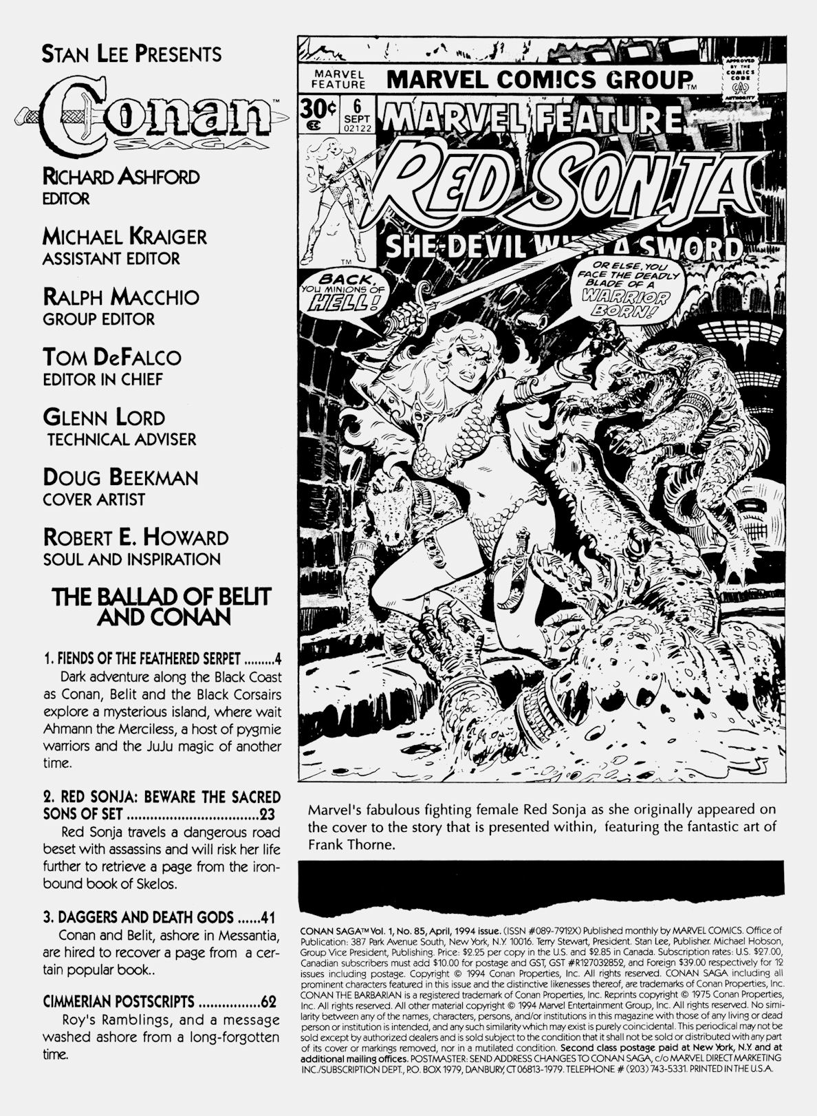 Read online Conan Saga comic -  Issue #85 - 2