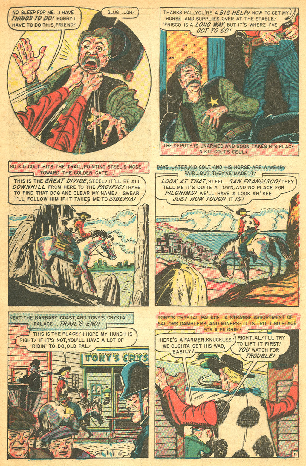 Read online Kid Colt Outlaw comic -  Issue #3 - 45