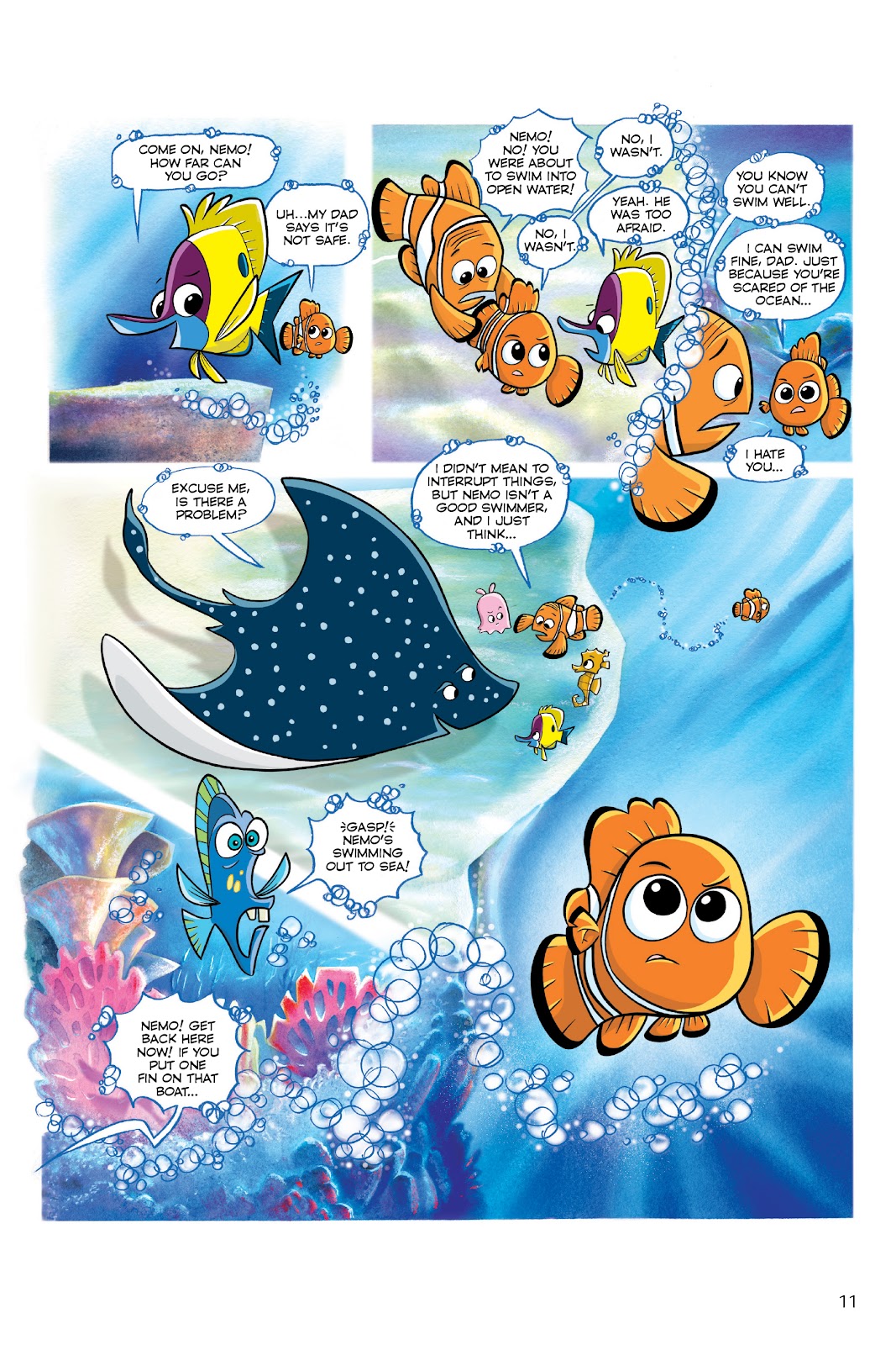 Disney/PIXAR Finding Nemo and Finding Dory: The Story of the Movies in Comics issue TPB - Page 11