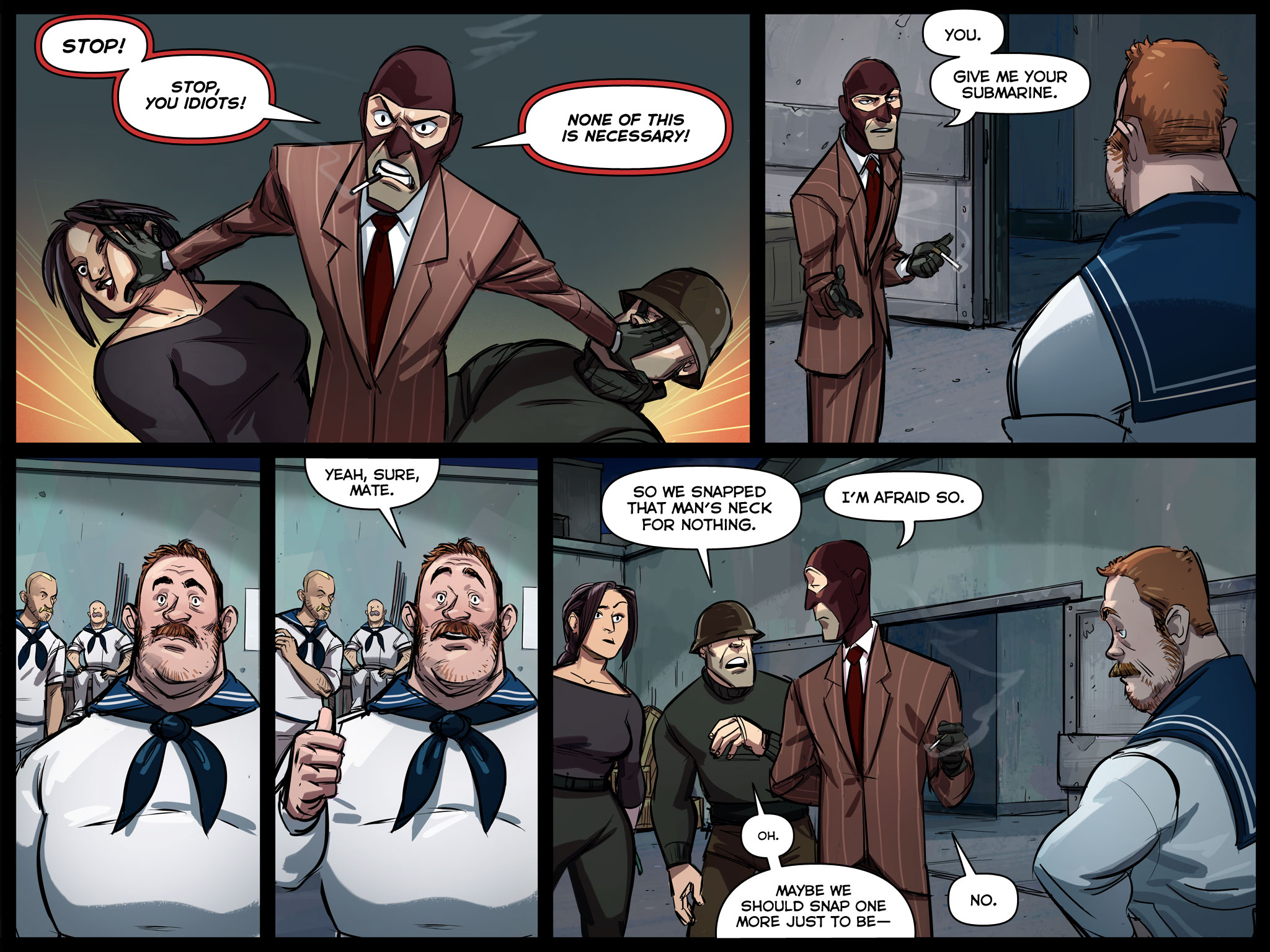 Read online Team Fortress 2 comic -  Issue #4 - 38