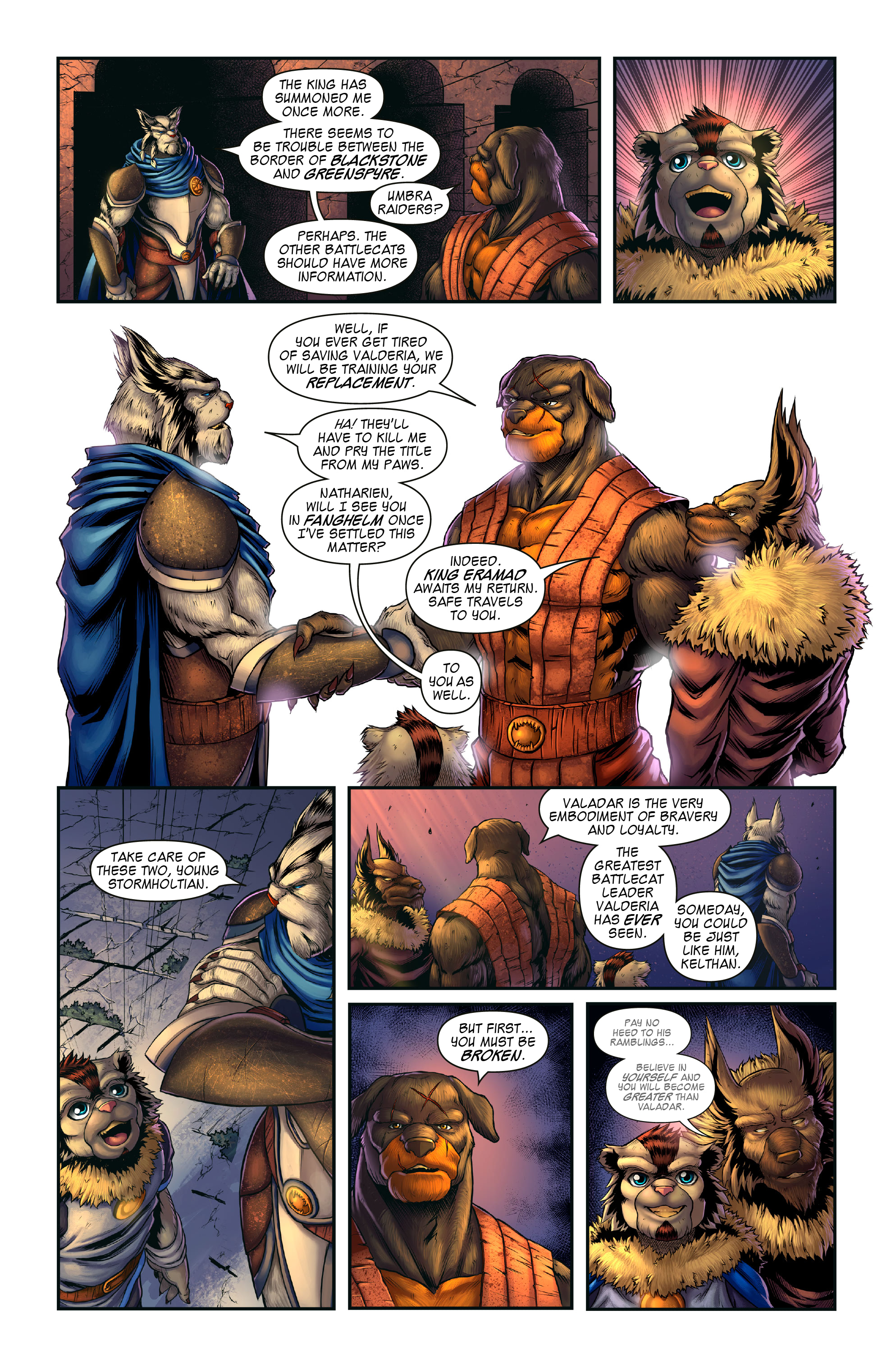 Read online Battlecats: Tales of Valderia comic -  Issue #3 - 7
