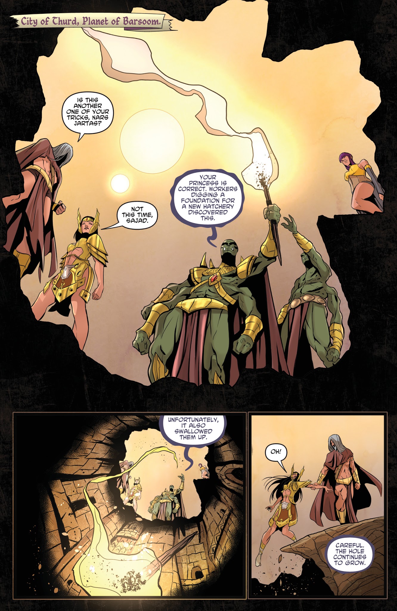 Read online Dejah Thoris, Volume 2 comic -  Issue #4 - 5