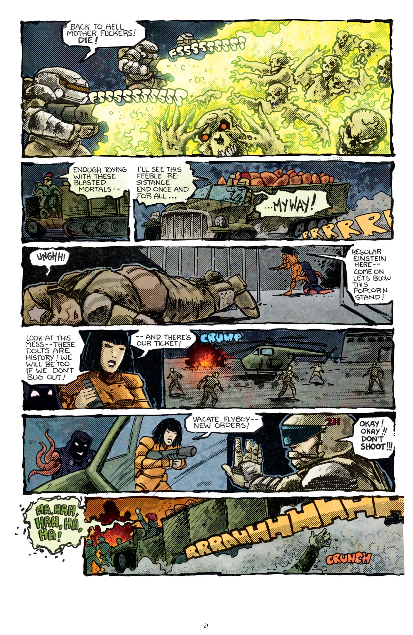 Read online Zombie War comic -  Issue #2 - 21