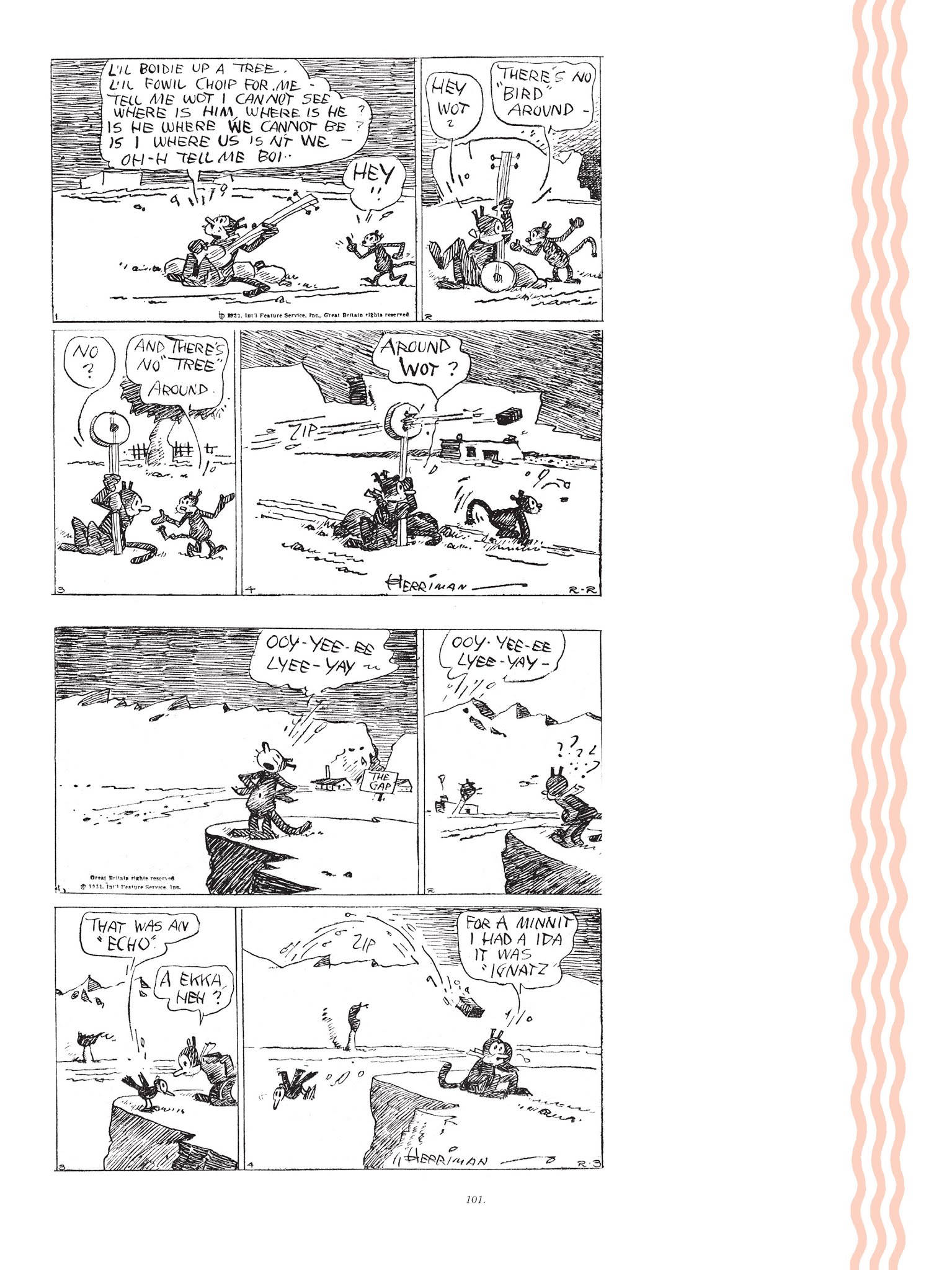 Read online Krazy & Ignatz comic -  Issue # TPB 7 - 98