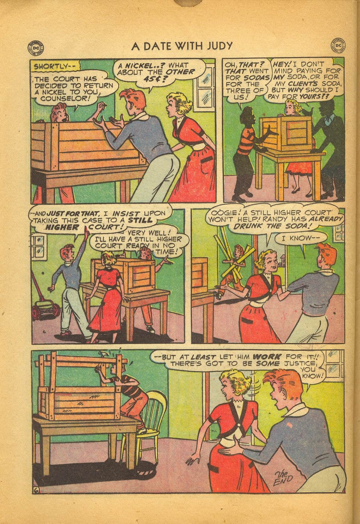 Read online A Date with Judy comic -  Issue #17 - 34