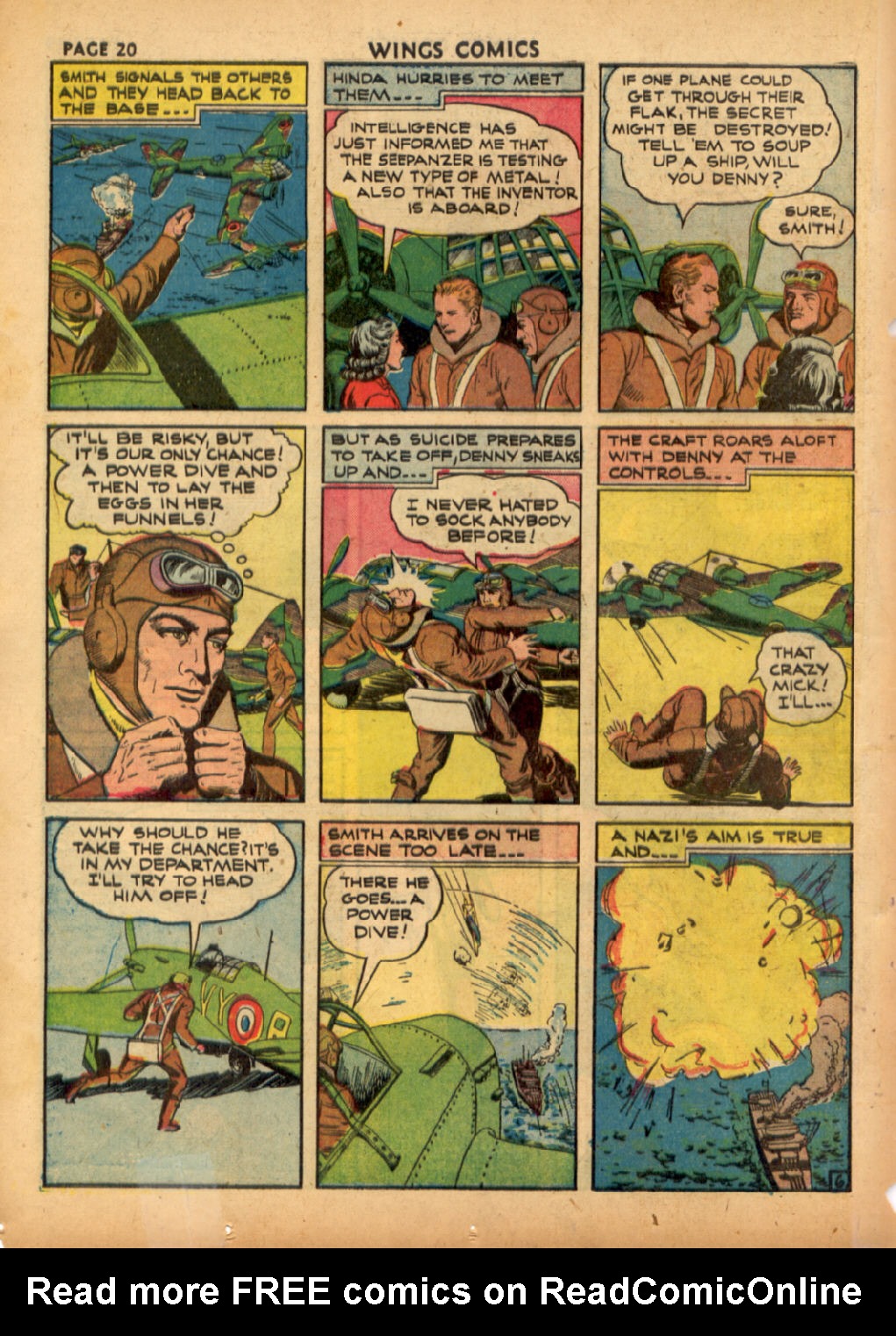 Read online Wings Comics comic -  Issue #16 - 22
