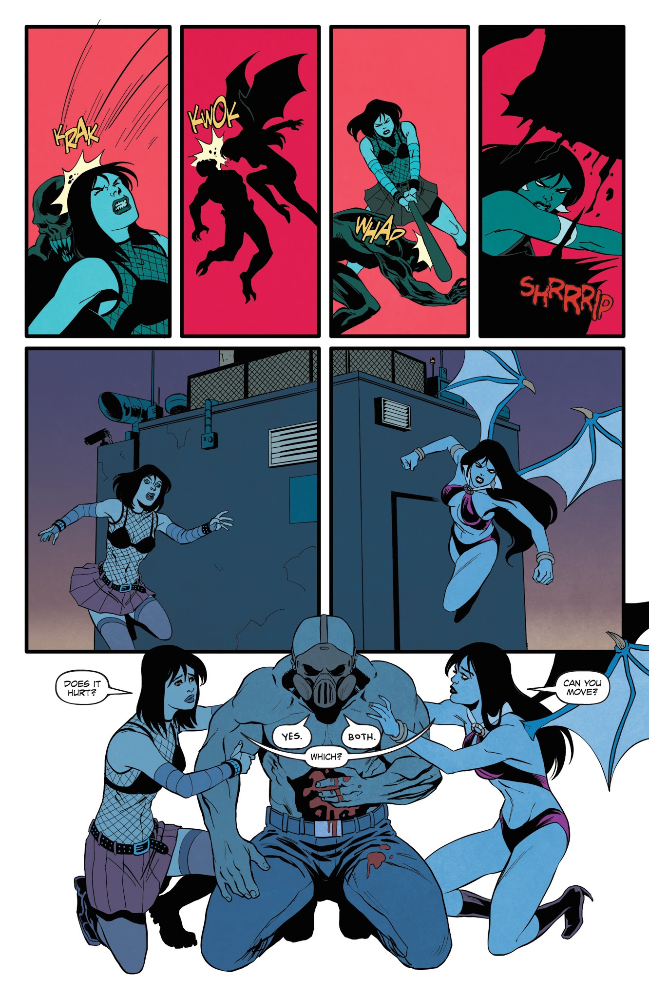Read online Hack/Slash vs. Vampirella comic -  Issue #5 - 12