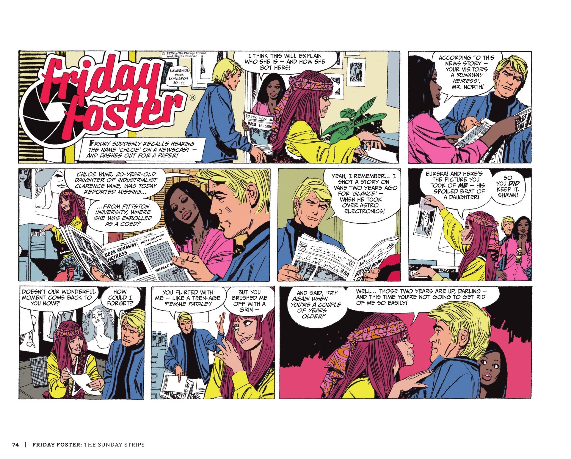 Read online Friday Foster: The Sunday Strips comic -  Issue # TPB (Part 1) - 75