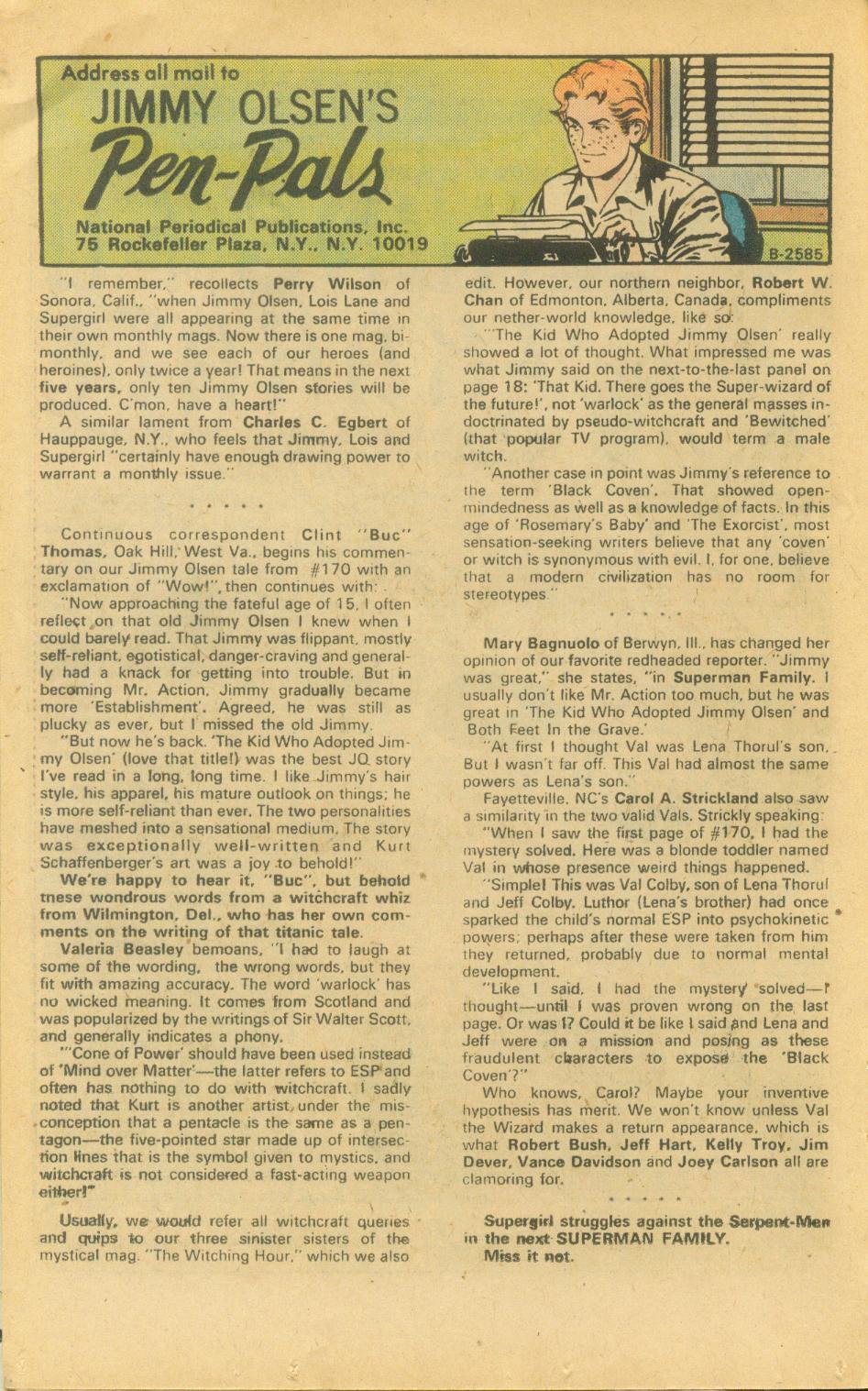 Read online The Superman Family comic -  Issue #173 - 48