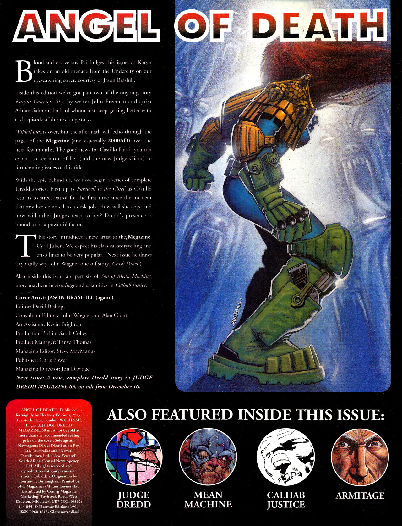 Read online Judge Dredd: The Megazine (vol. 2) comic -  Issue #68 - 2