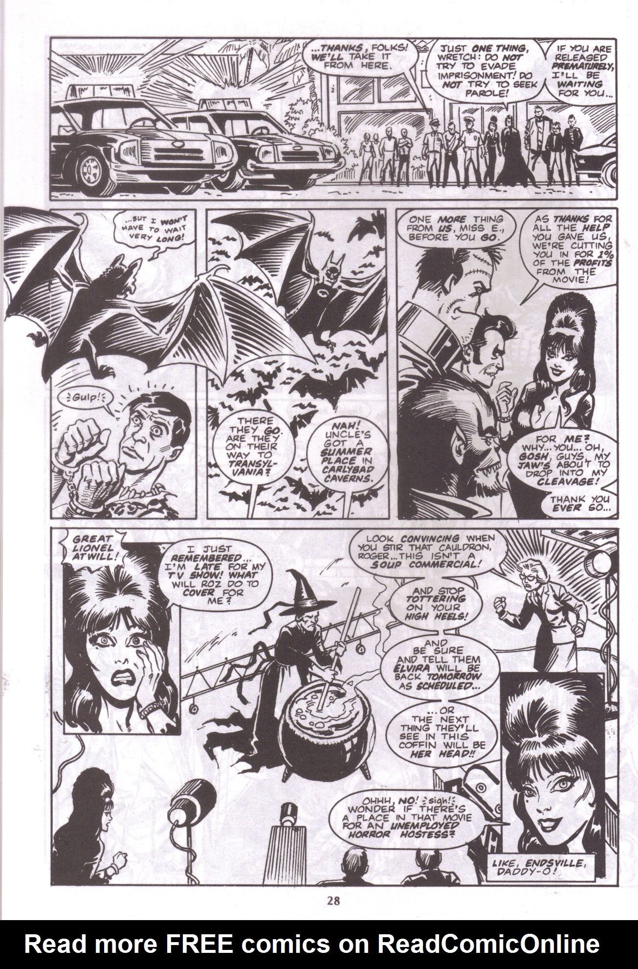 Read online Elvira, Mistress of the Dark comic -  Issue #29 - 27