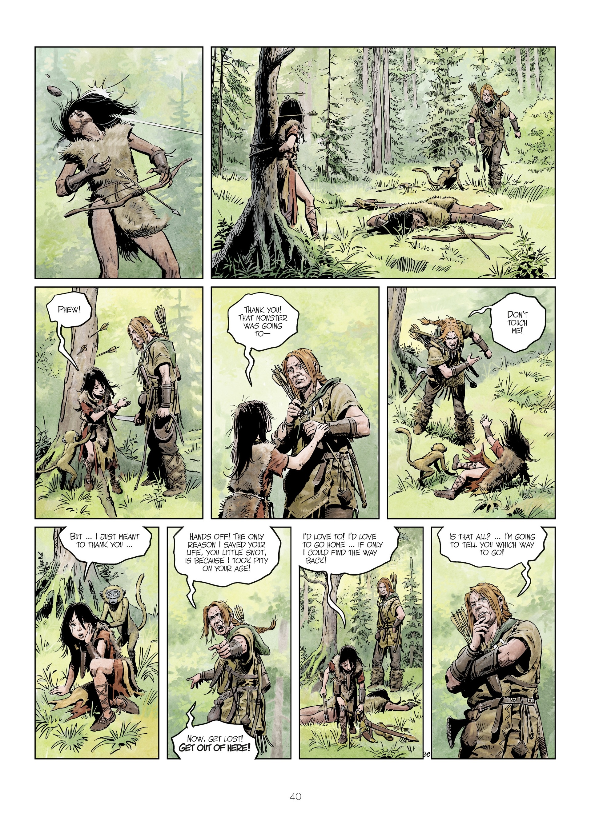 Read online The World of Thorgal: Wolfcub comic -  Issue #5 - 42