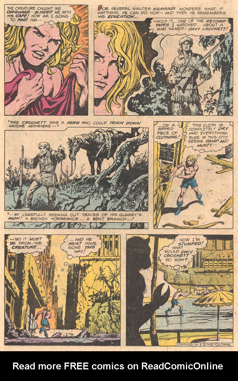 Read online Kamandi, The Last Boy On Earth comic -  Issue #49 - 12