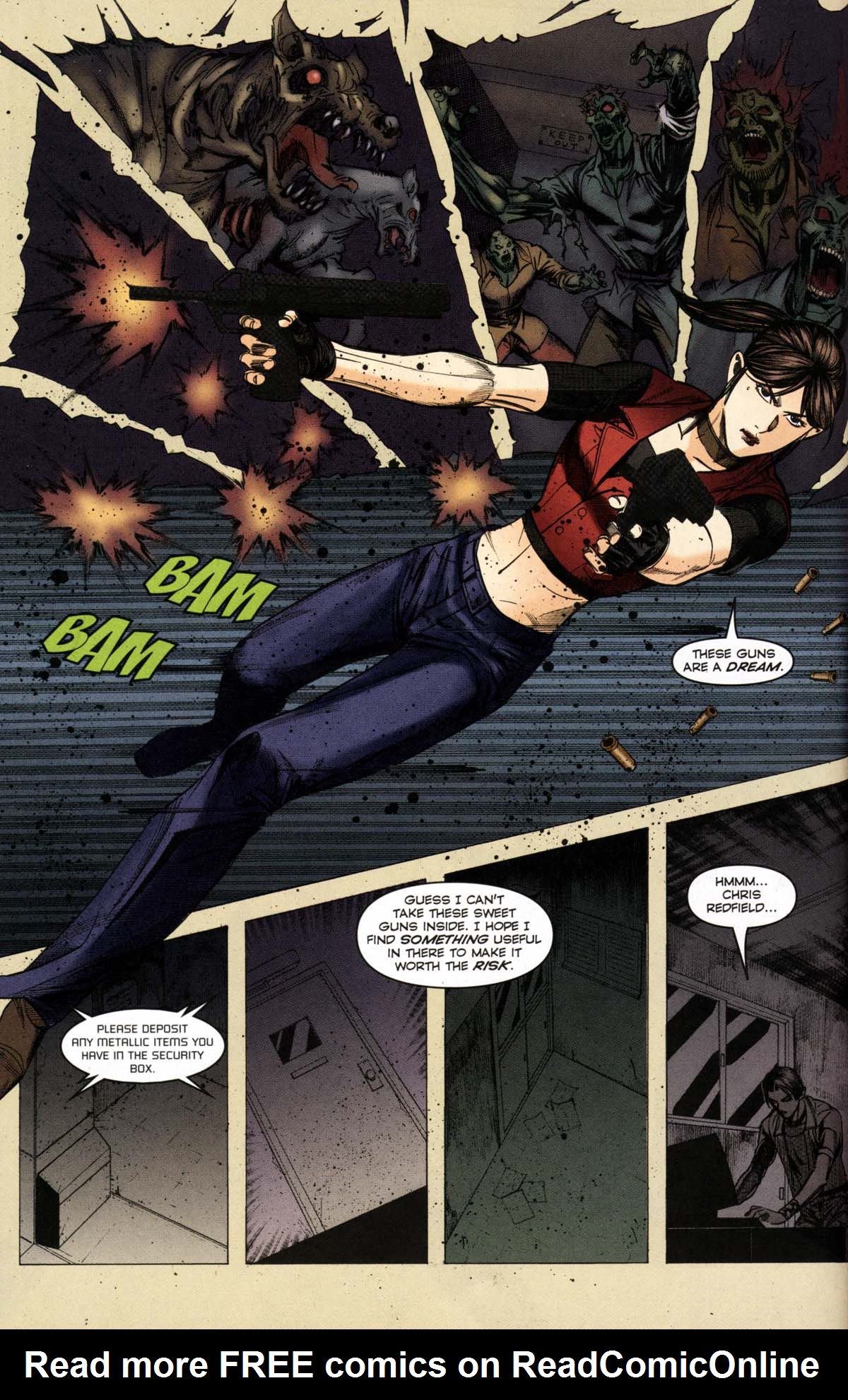 Read online Resident Evil Code: Veronica comic -  Issue #1 - 40