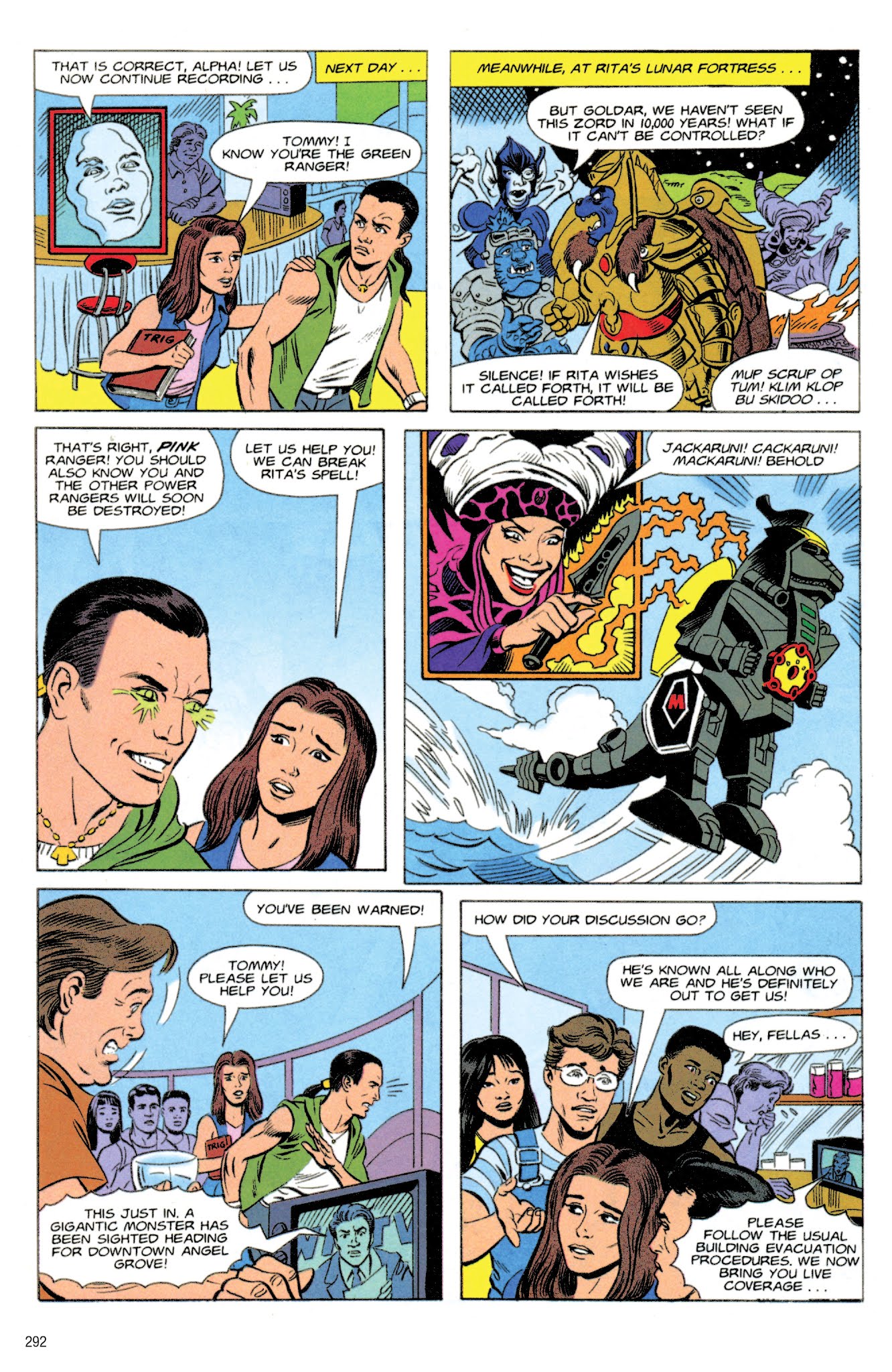 Read online Mighty Morphin Power Rangers Archive comic -  Issue # TPB 1 (Part 3) - 92