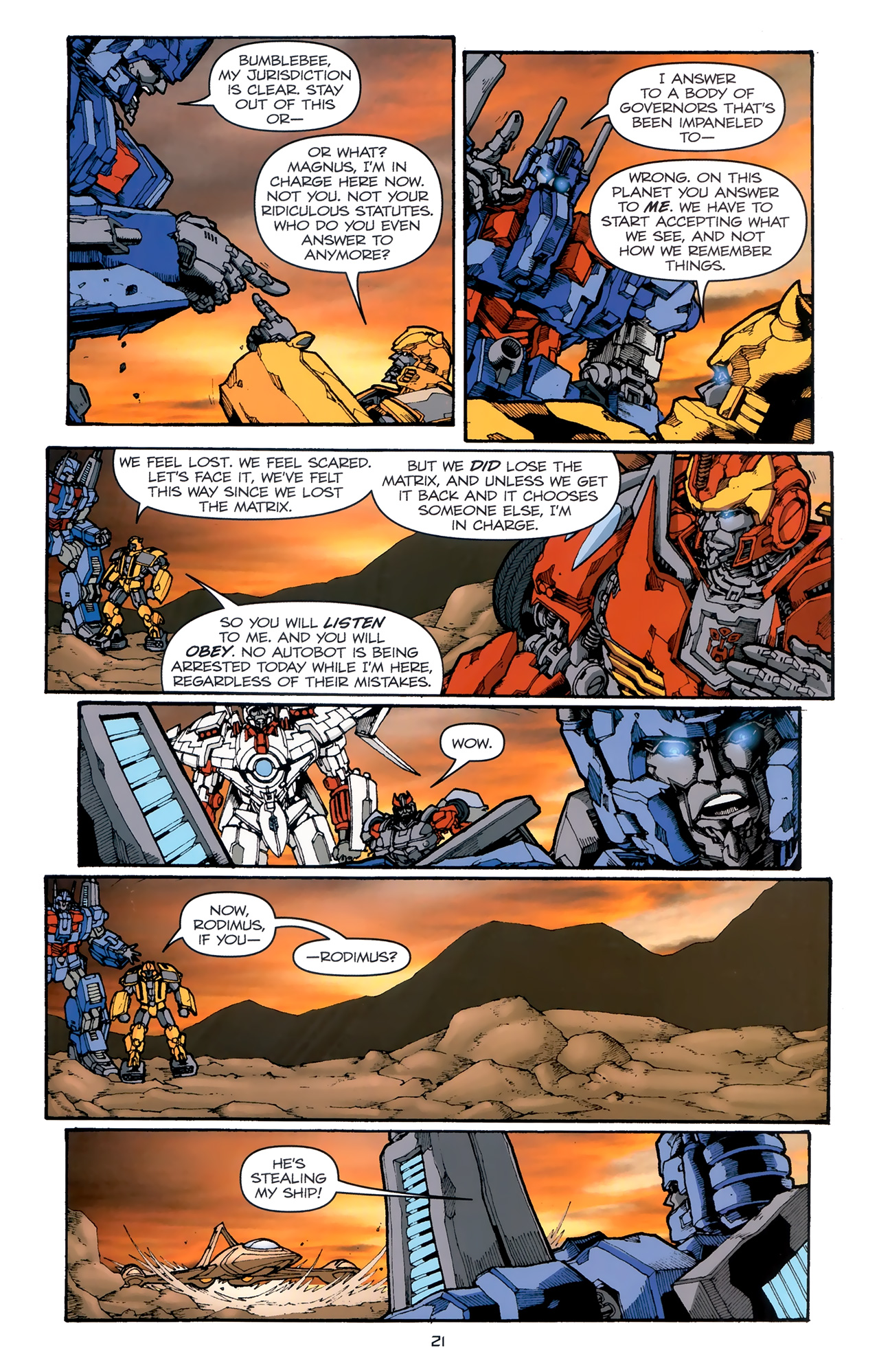 Read online The Transformers (2009) comic -  Issue #6 - 24