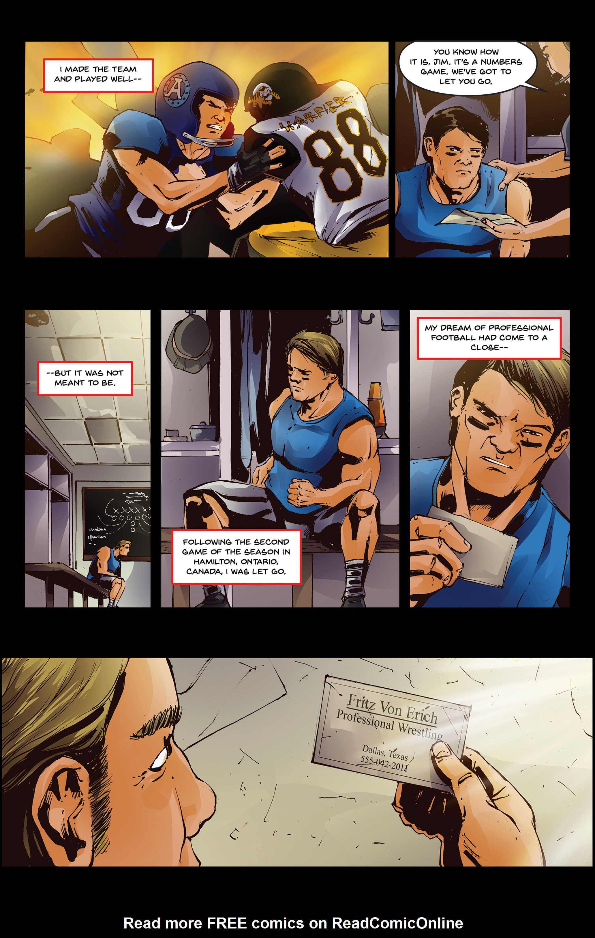 Read online Hacksaw Jim Duggan comic -  Issue #1 - 27