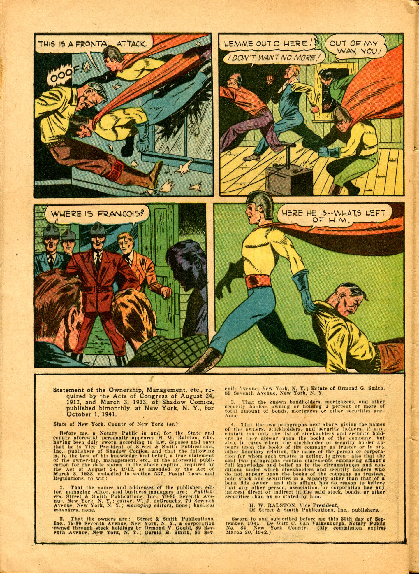 Read online Shadow Comics comic -  Issue #14 - 47