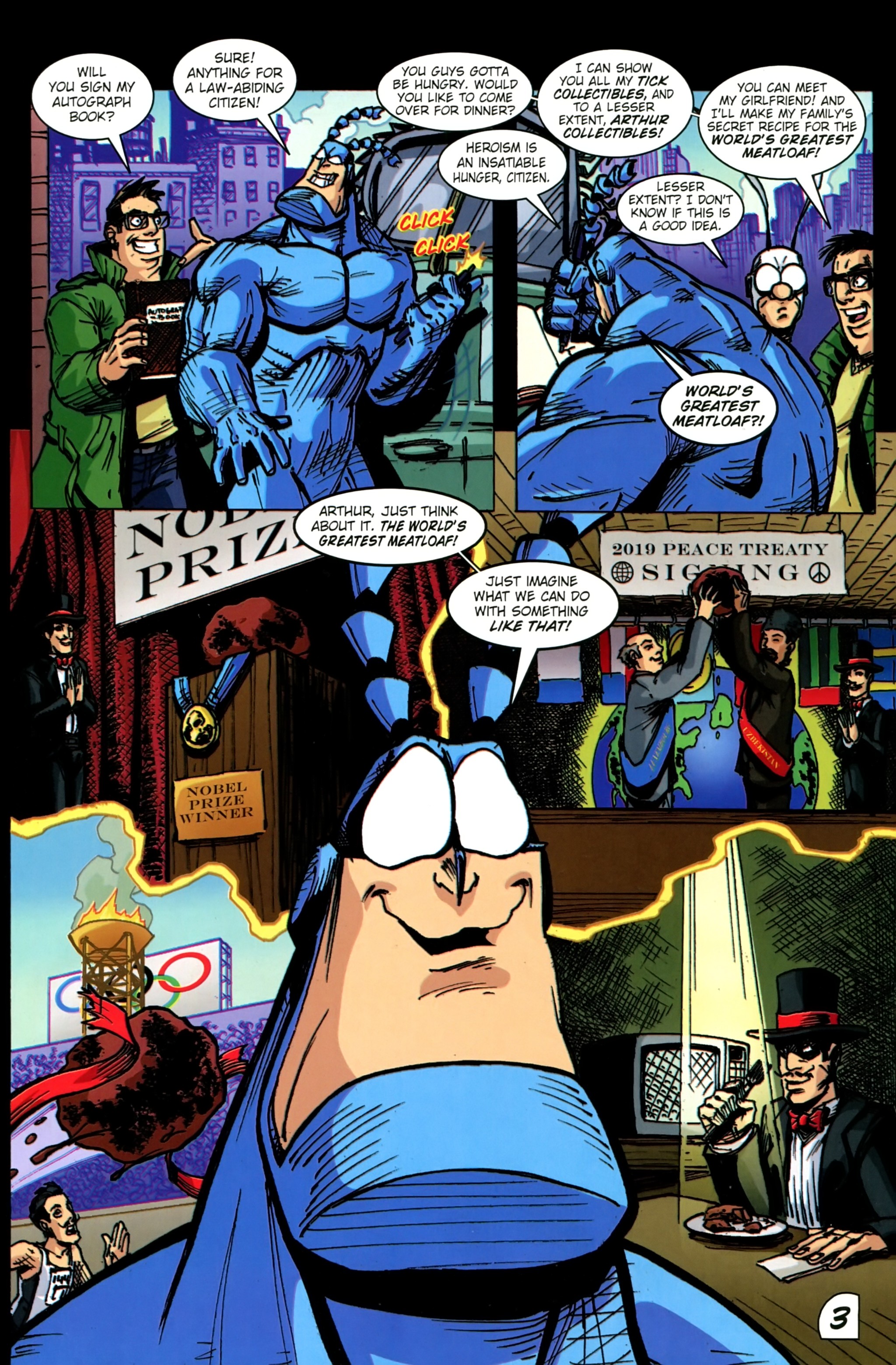 Read online Free Comic Book Day 2019 comic -  Issue # The Tick - 5