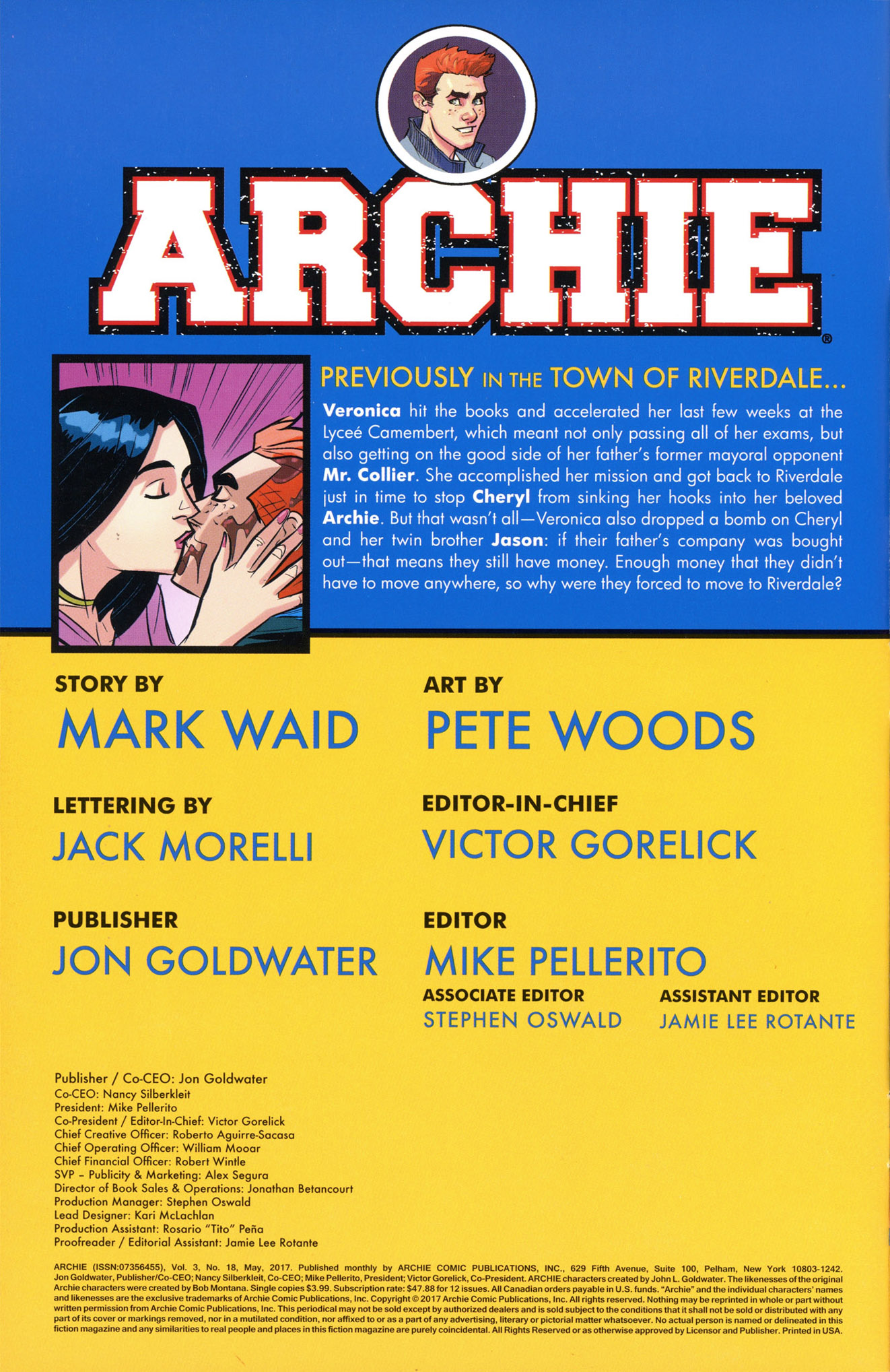 Read online Archie (2015) comic -  Issue #18 - 2