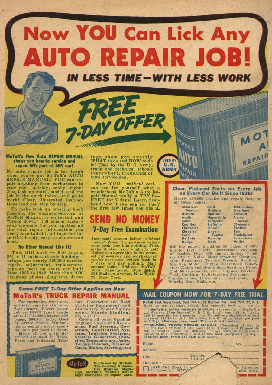 Read online Pep Comics comic -  Issue #52 - 52