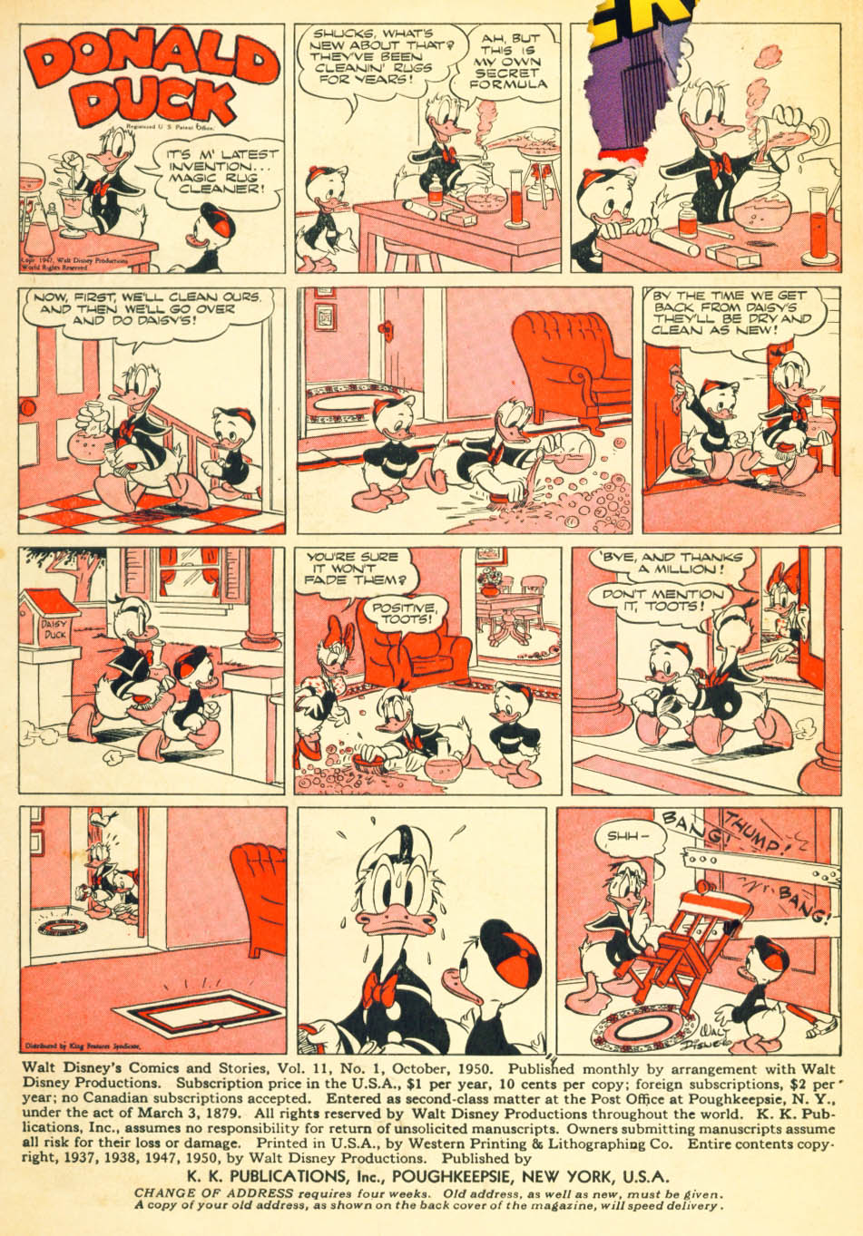 Read online Walt Disney's Comics and Stories comic -  Issue #121 - 2