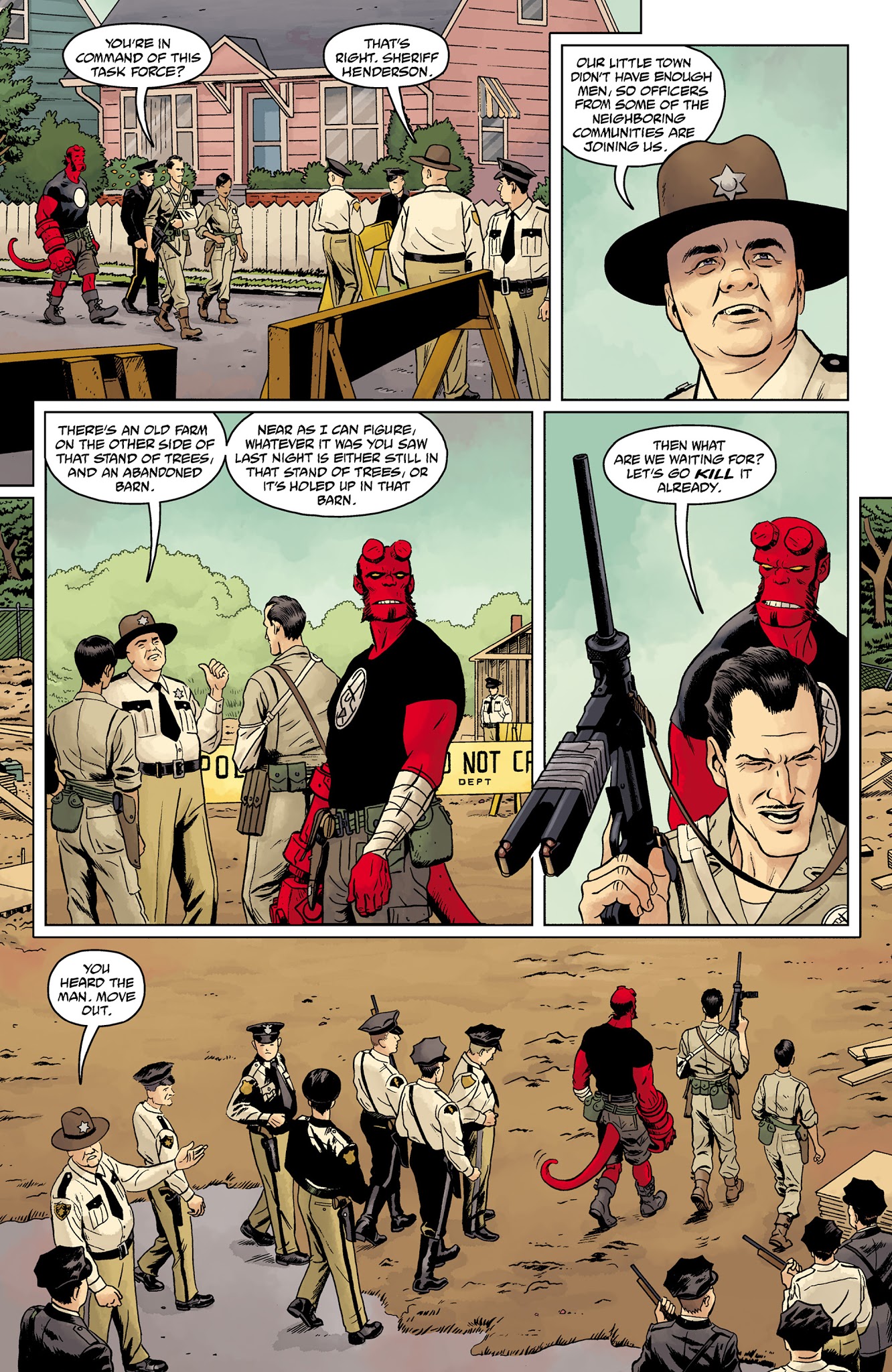 Read online Hellboy and the B.P.R.D.: 1953 - Beyond the Fences comic -  Issue #2 - 11