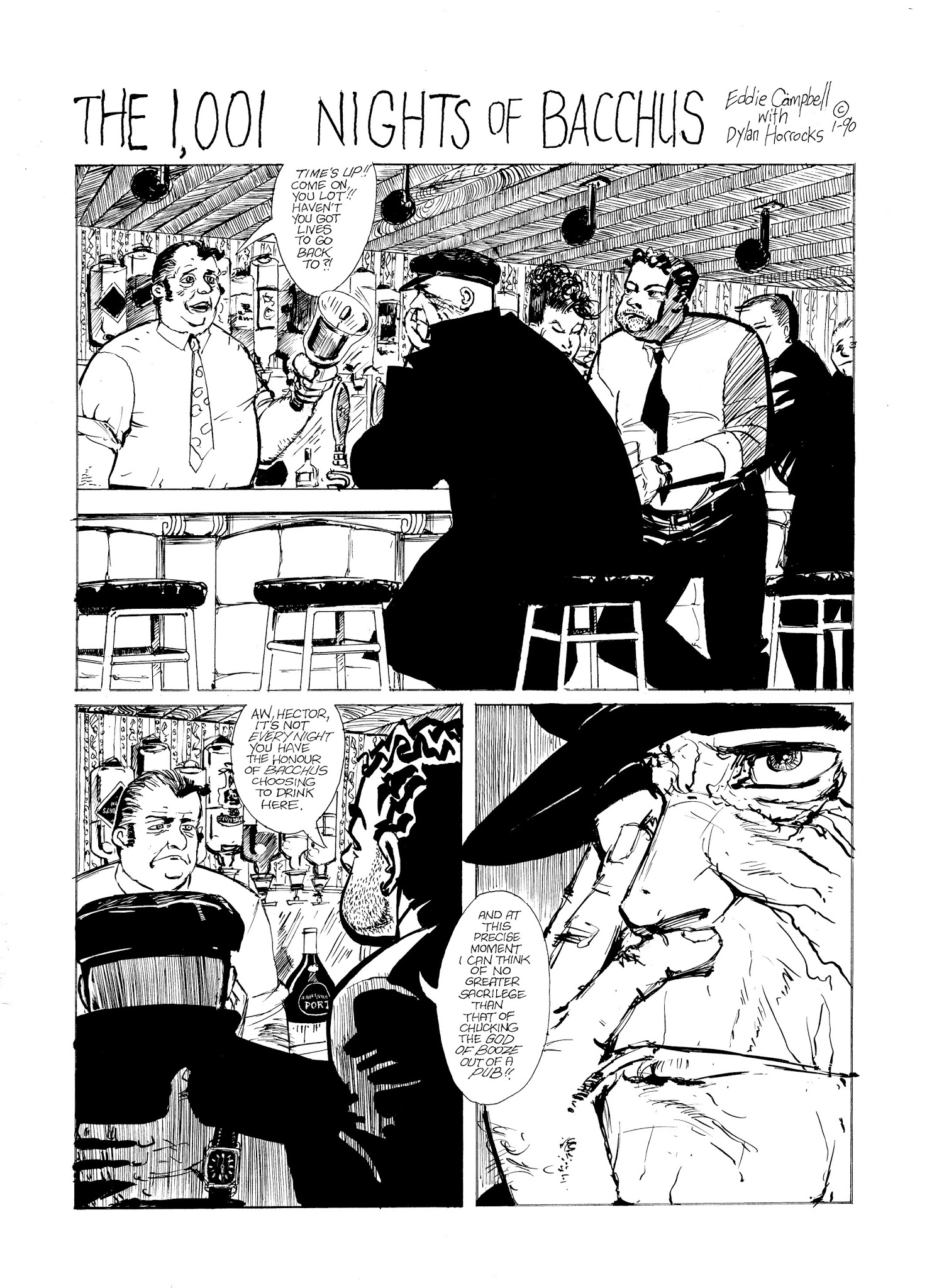 Read online Eddie Campbell's Bacchus comic -  Issue # TPB 3 - 112