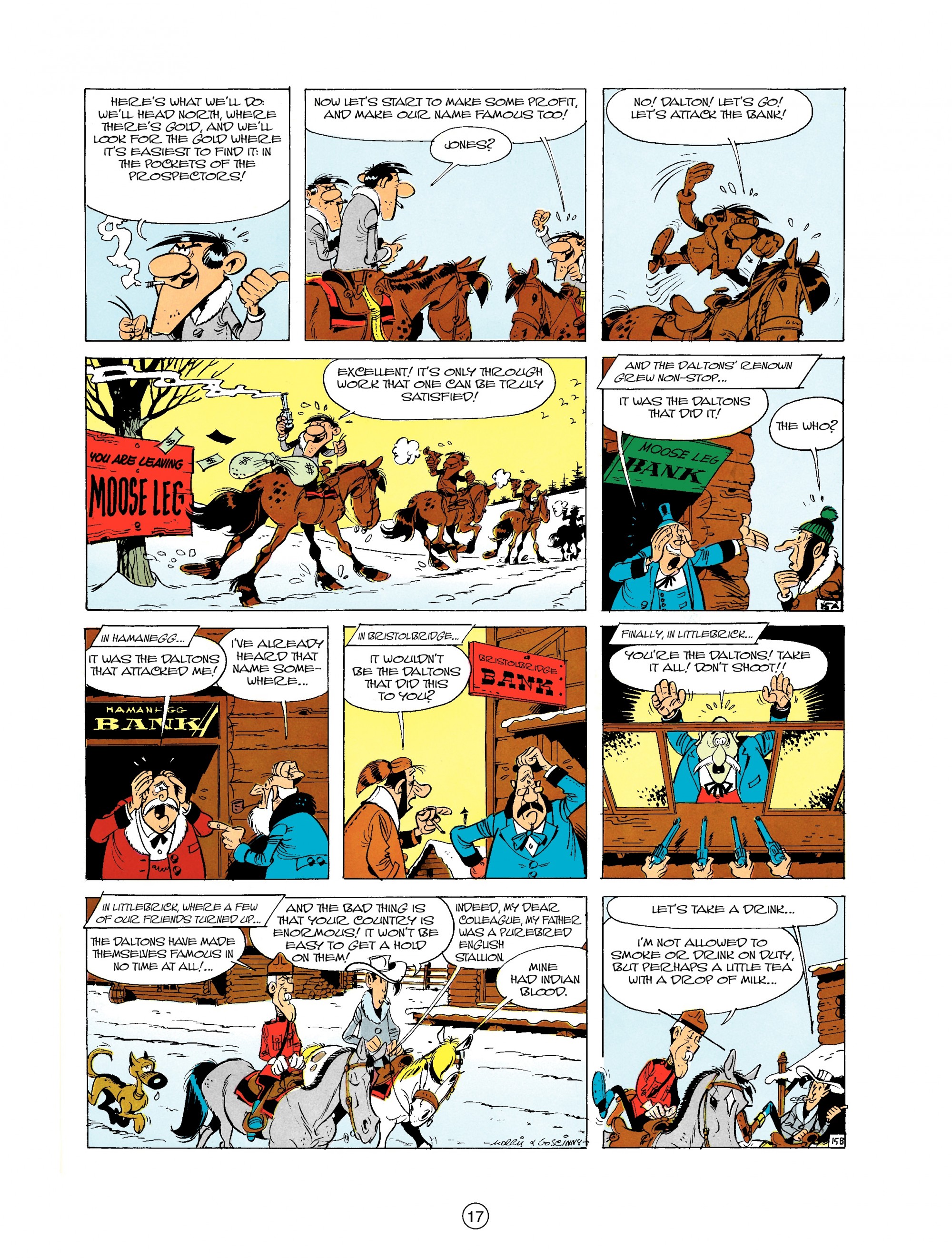 Read online A Lucky Luke Adventure comic -  Issue #15 - 17
