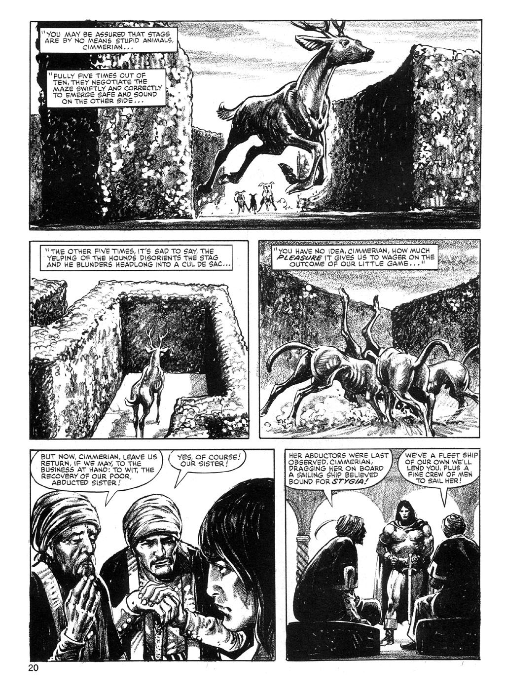 Read online The Savage Sword Of Conan comic -  Issue #89 - 20