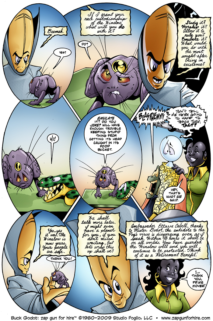 Read online Buck Godot - Zap Gun For Hire comic -  Issue #8 - 33