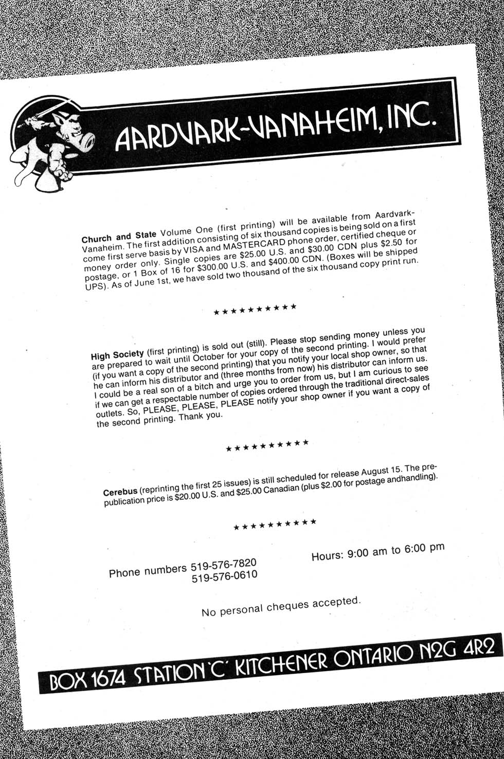 Read online Cerebus comic -  Issue #99 - 24