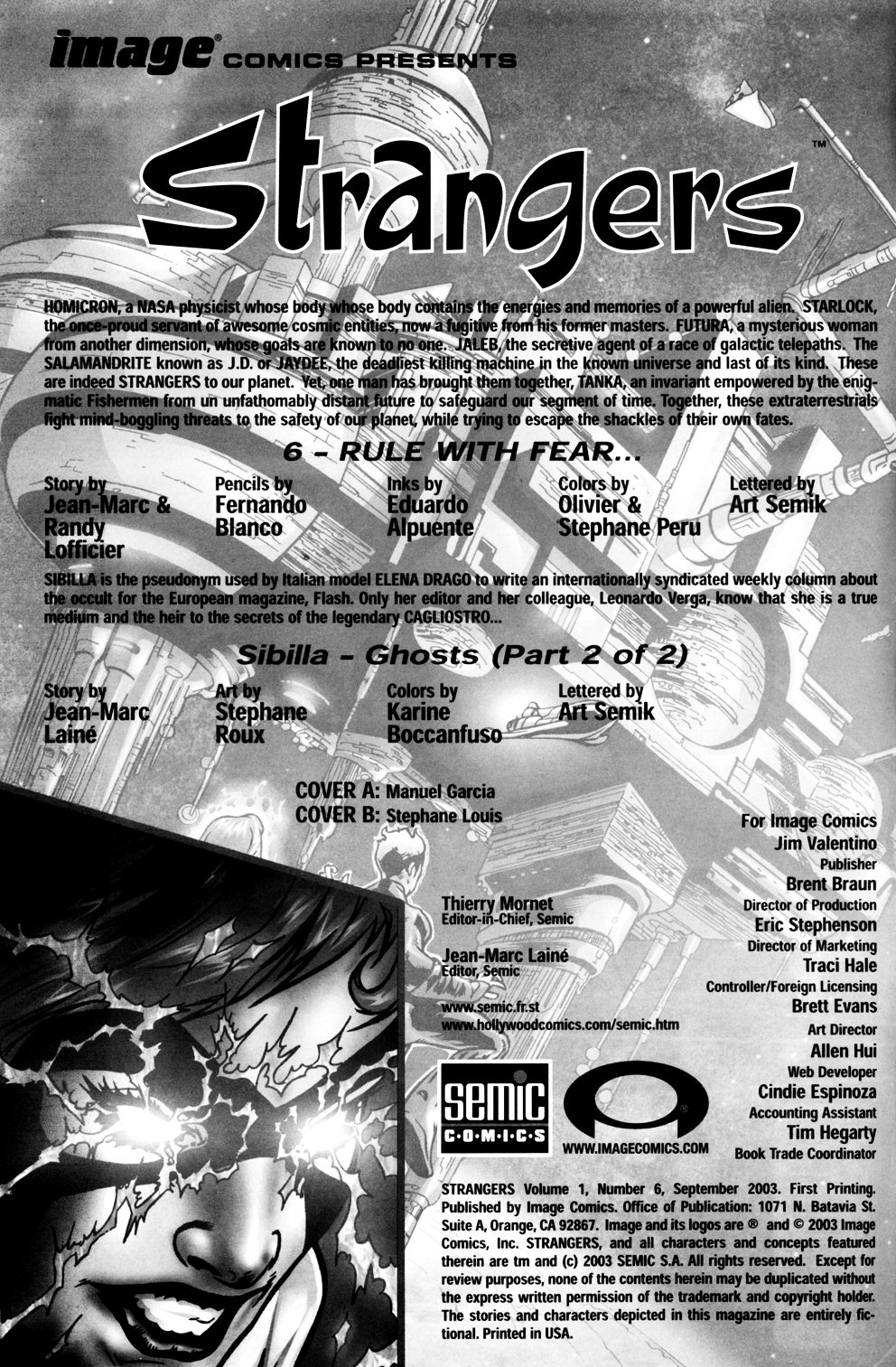 Read online Strangers (2003) comic -  Issue #6 - 2