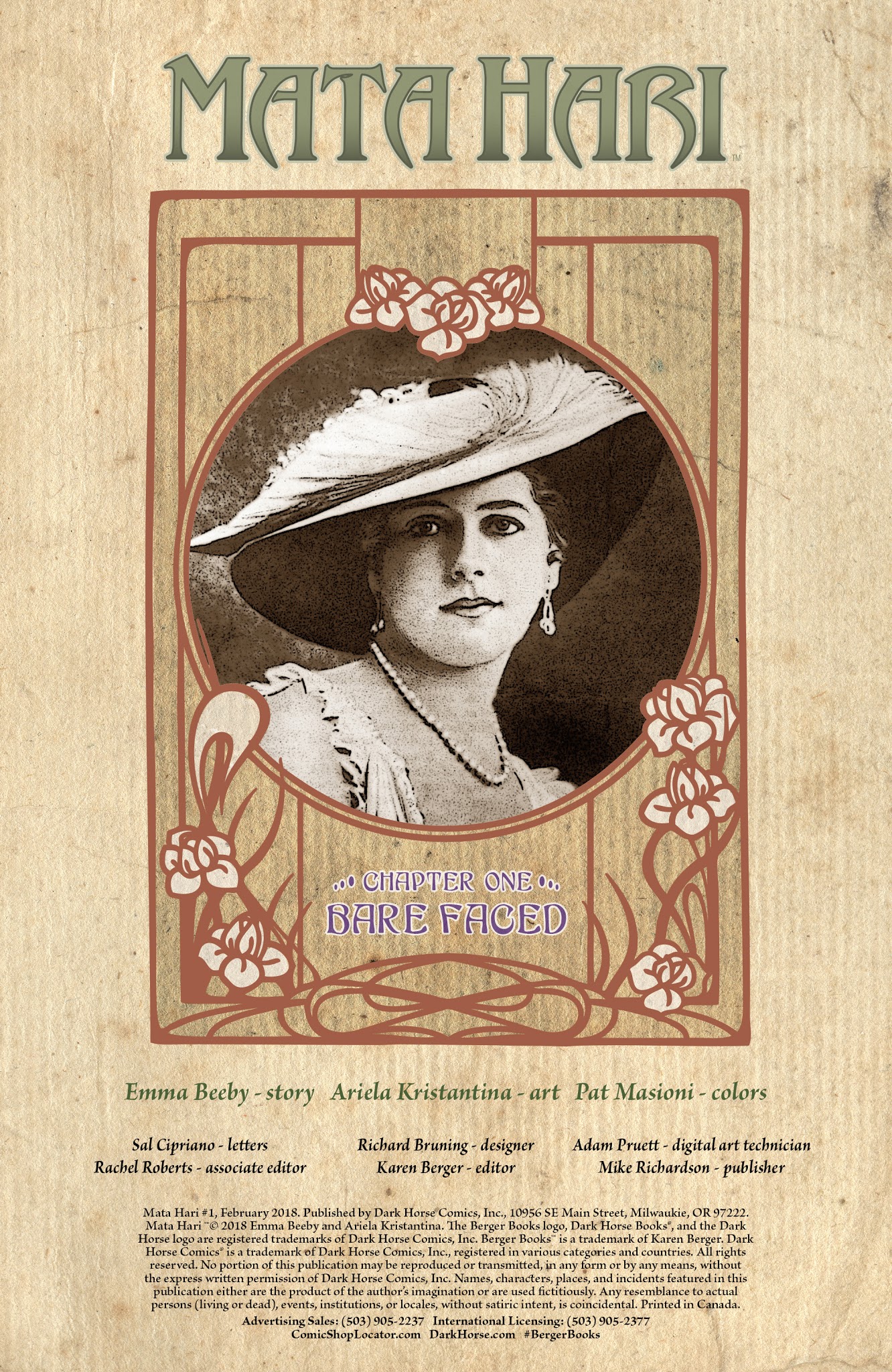 Read online Mata Hari comic -  Issue #1 - 2