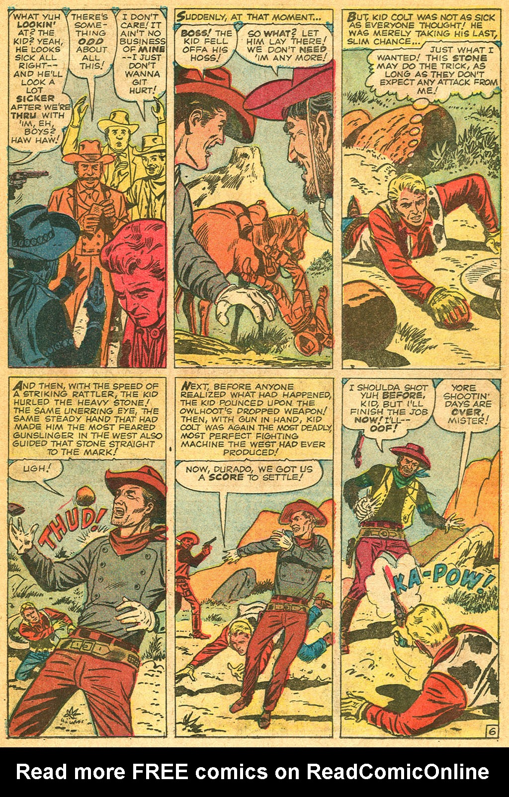 Read online Kid Colt Outlaw comic -  Issue #132 - 54