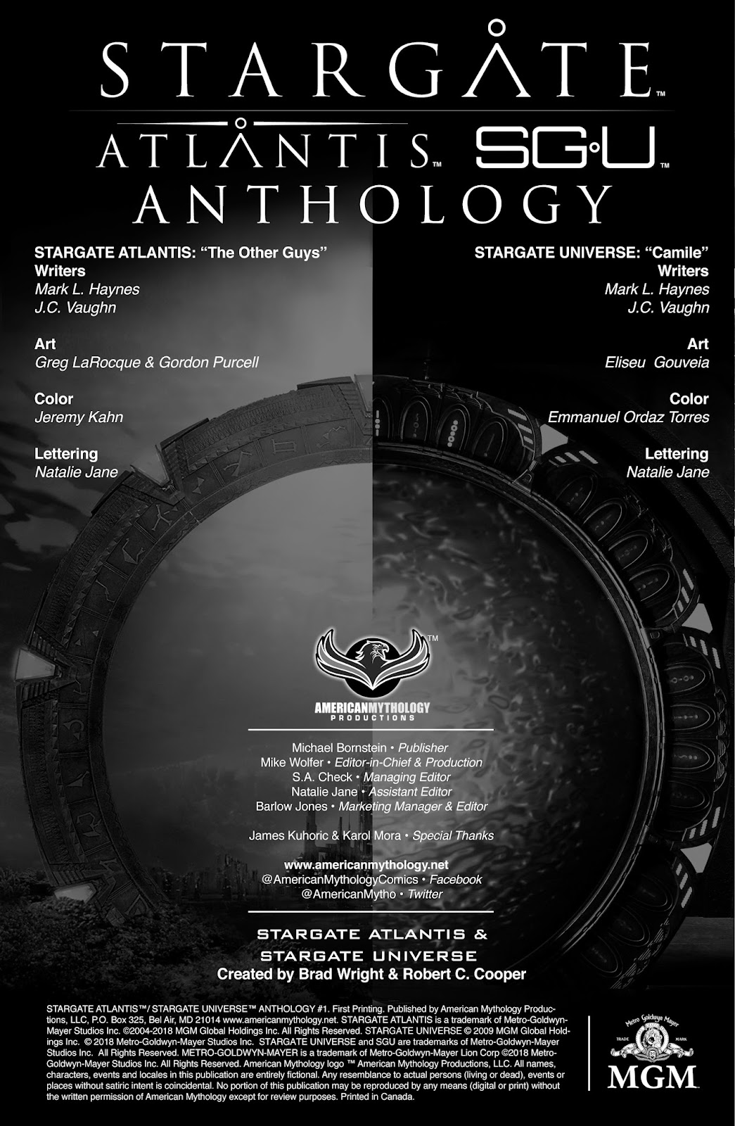 Stargate Atlantis / Stargate Universe Anthology issue Full - Page 34