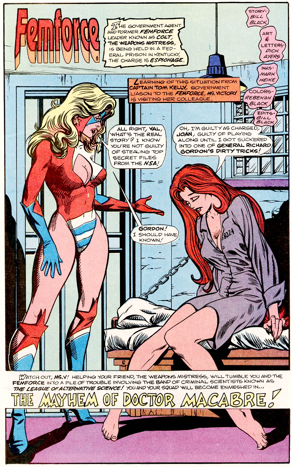 Read online Femforce comic -  Issue #71 - 4