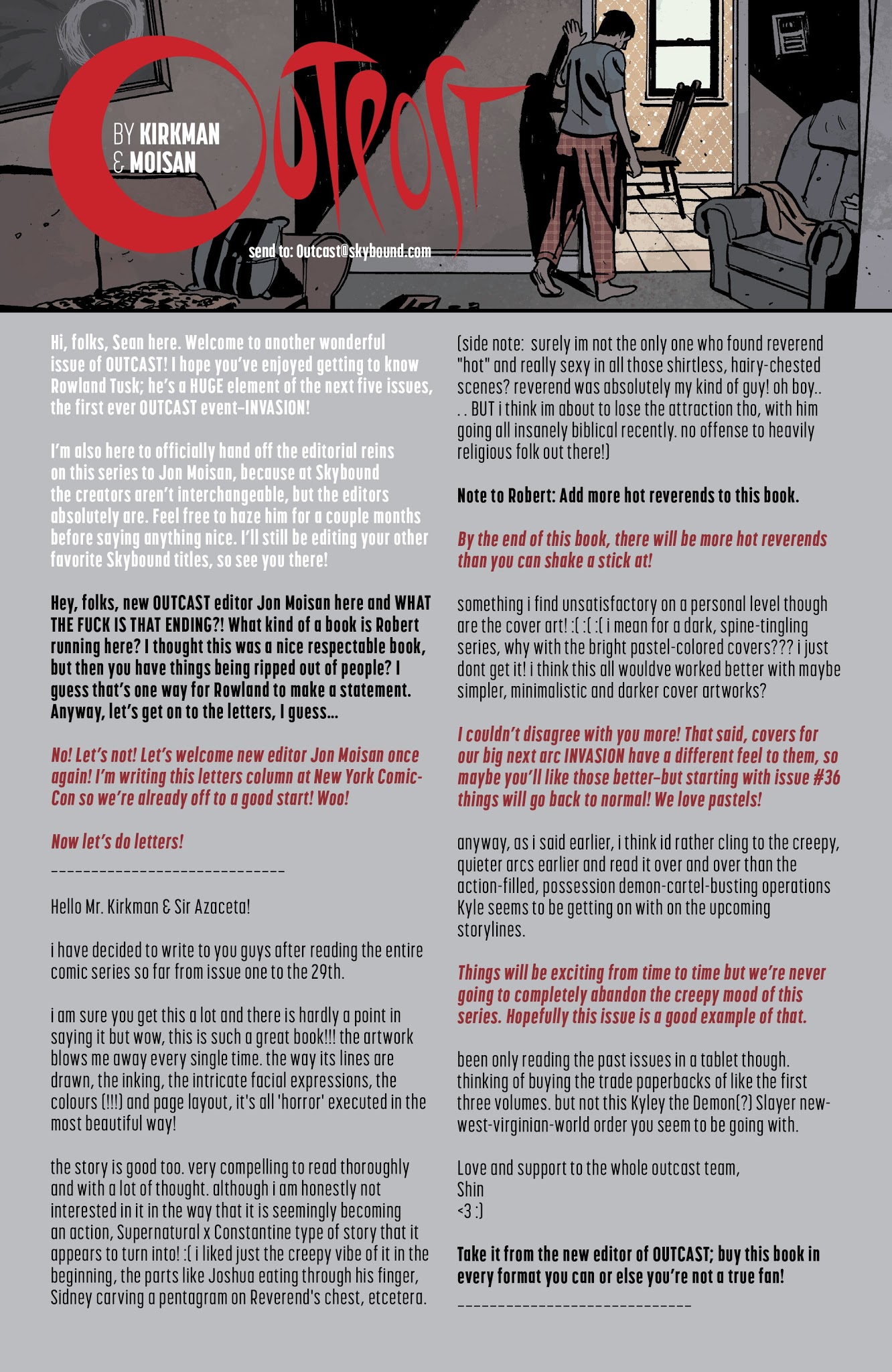 Read online Outcast by Kirkman & Azaceta comic -  Issue #31 - 23