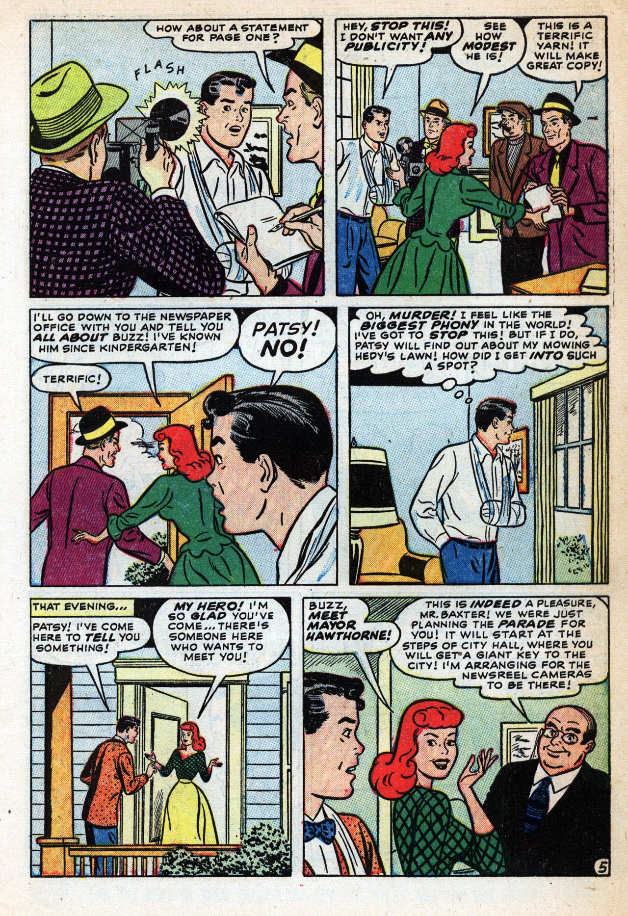 Read online Patsy and her Pals comic -  Issue #8 - 7