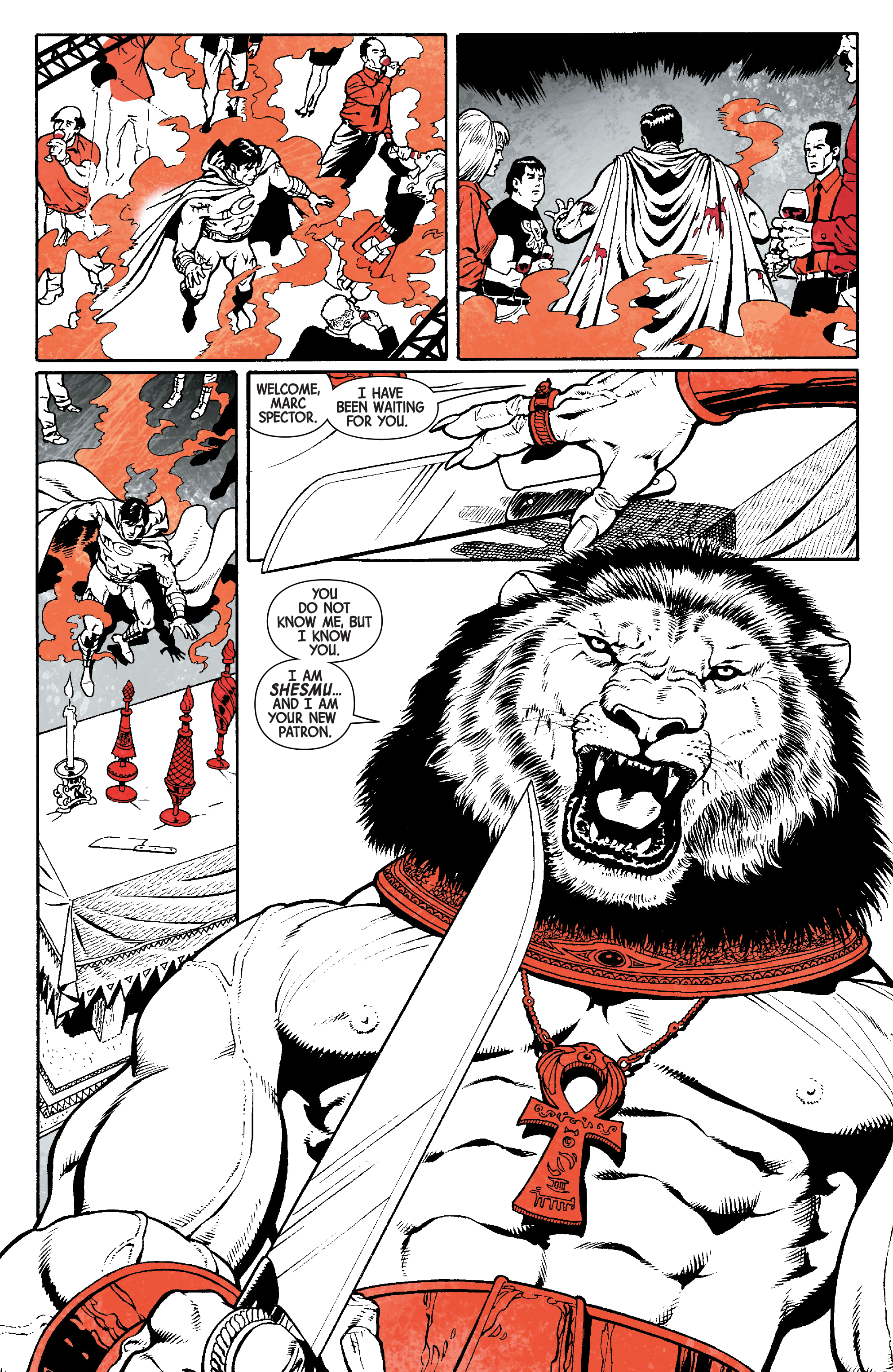 Read online Moon Knight: Black, White & Blood comic -  Issue #4 - 19