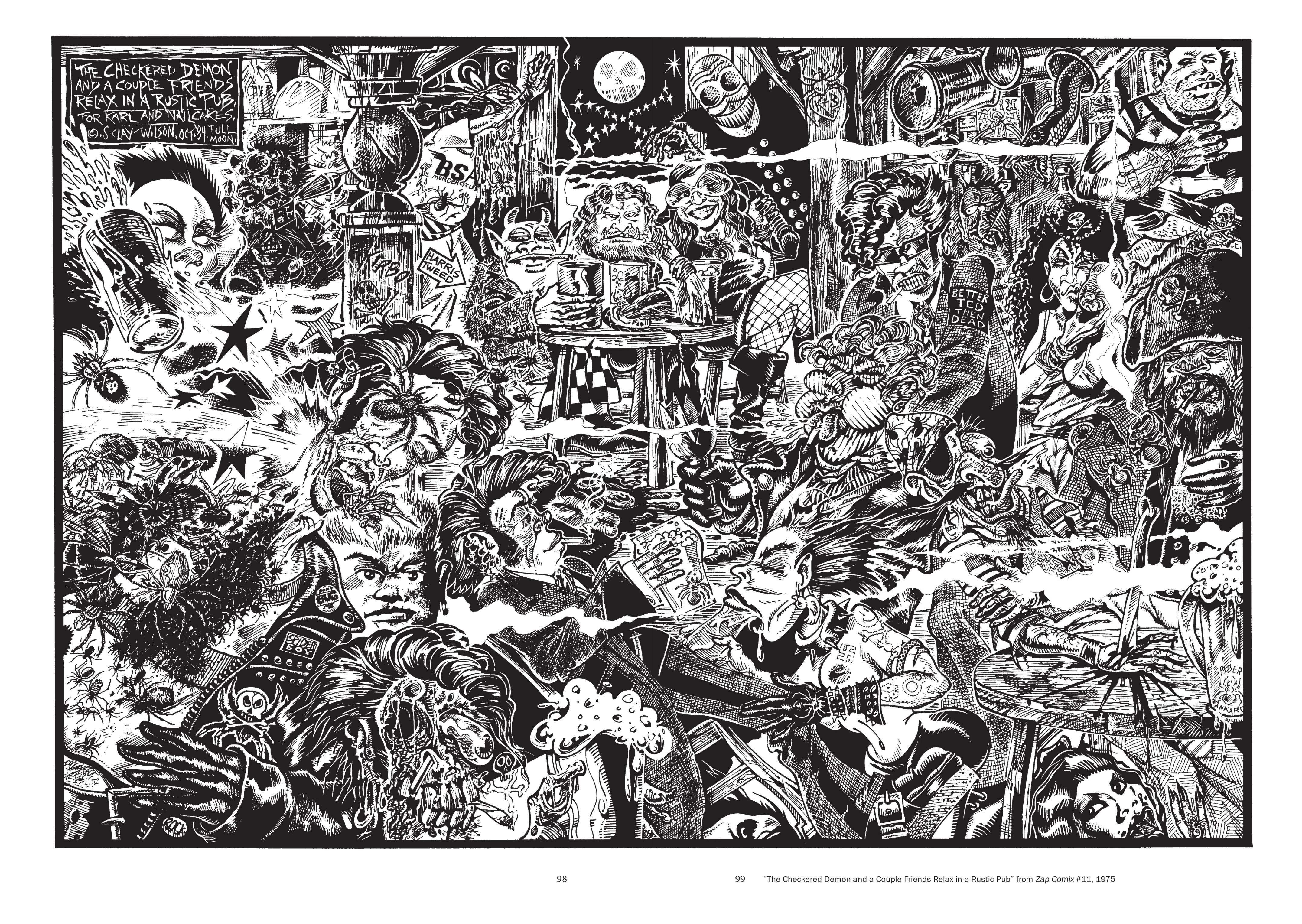 Read online The Mythology of S. Clay Wilson comic -  Issue # Demons and Angels (Part 1) - 91