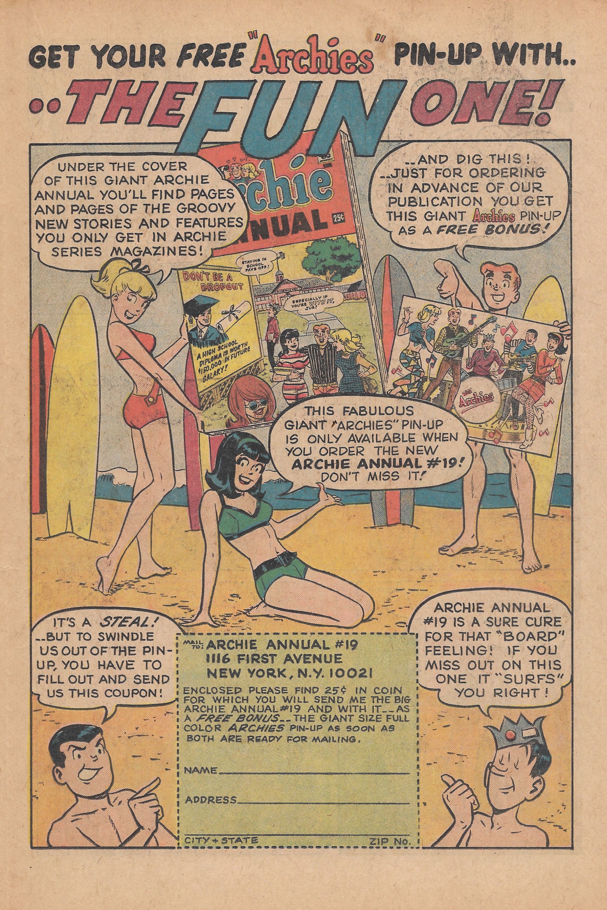 Read online Archie's Joke Book Magazine comic -  Issue #113 - 19
