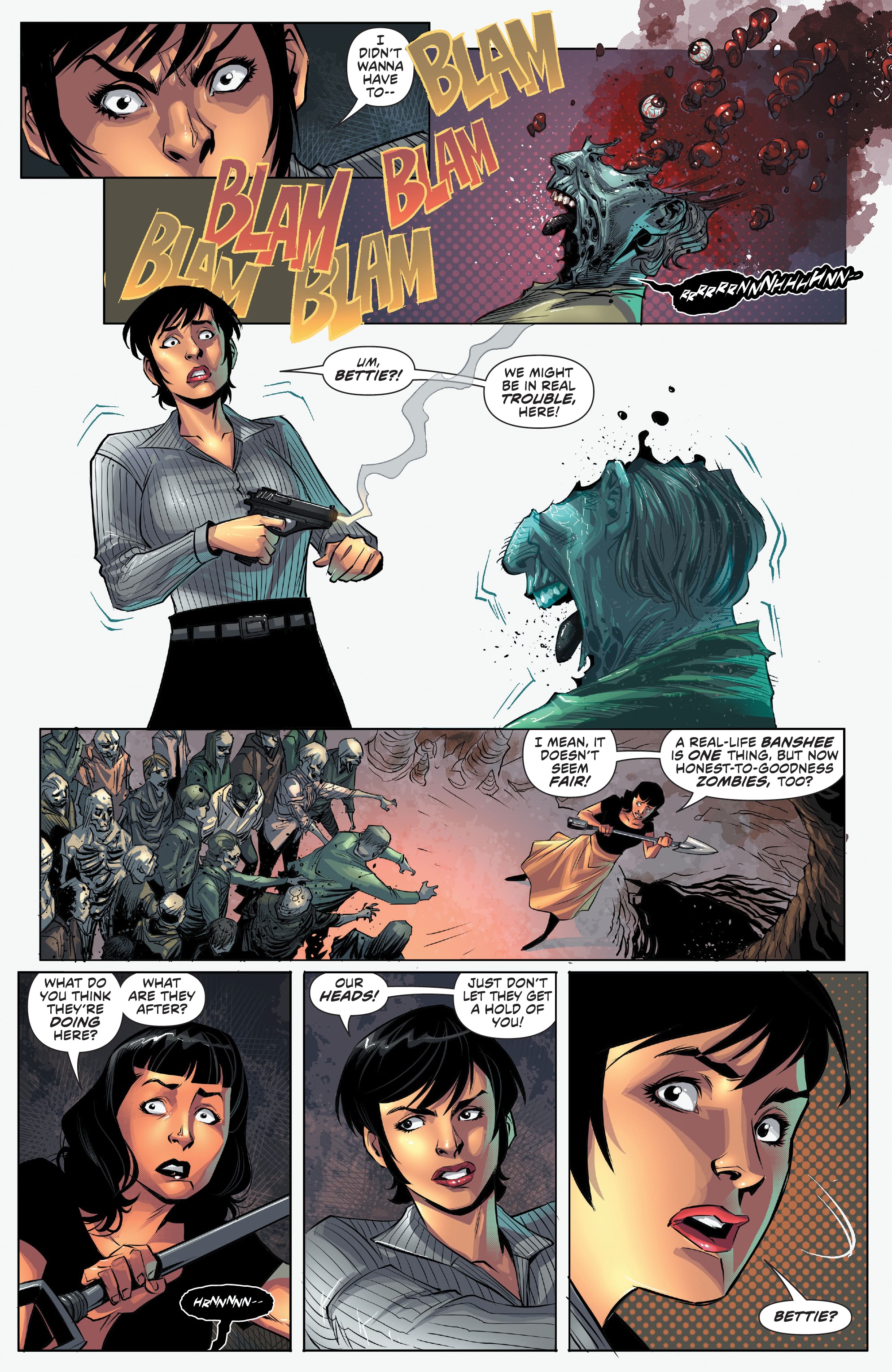 Read online Bettie Page & The Curse of the Banshee comic -  Issue #3 - 9