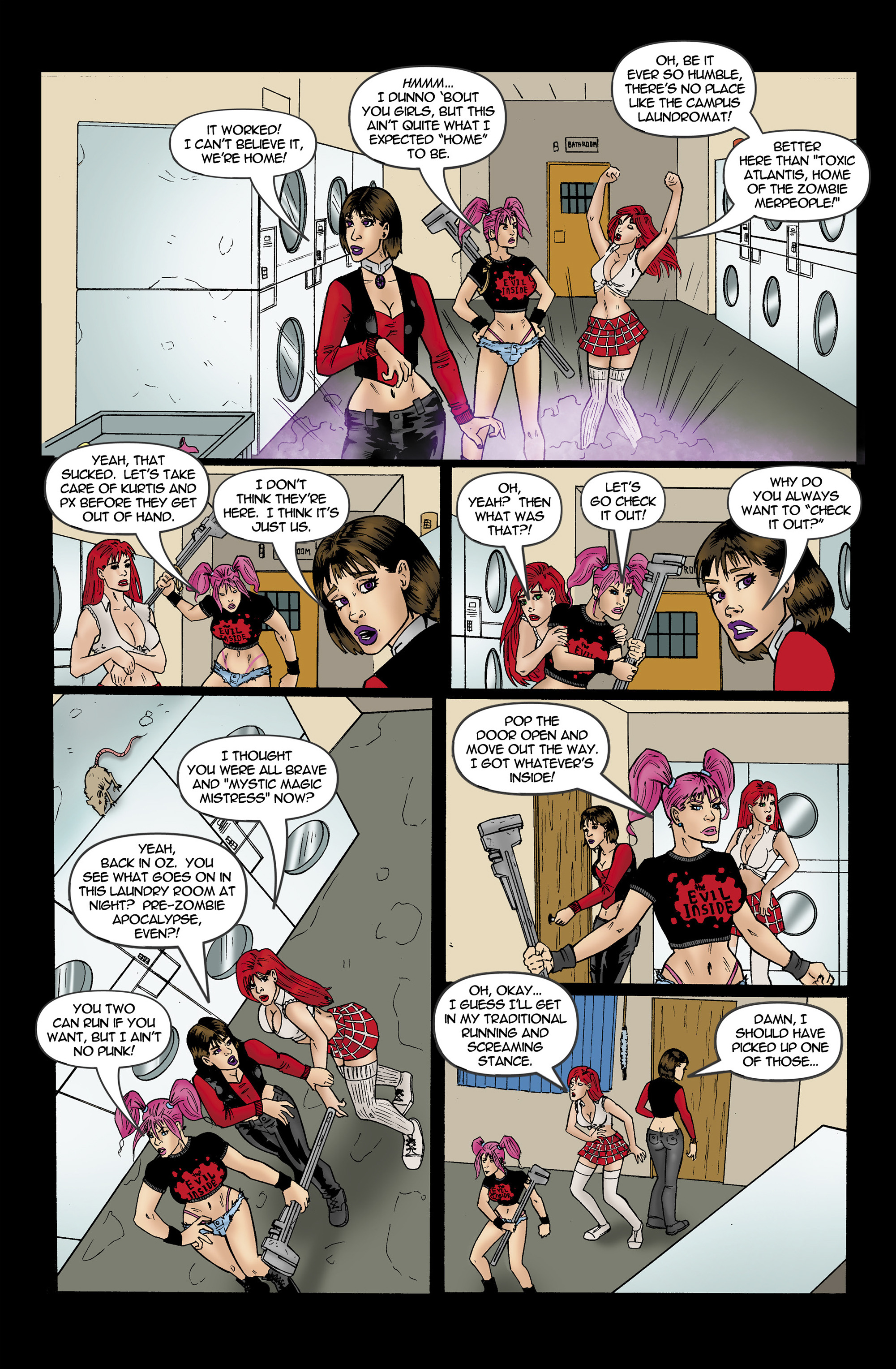 Read online Chaos Campus: Sorority Girls Vs. Zombies comic -  Issue #12 - 21