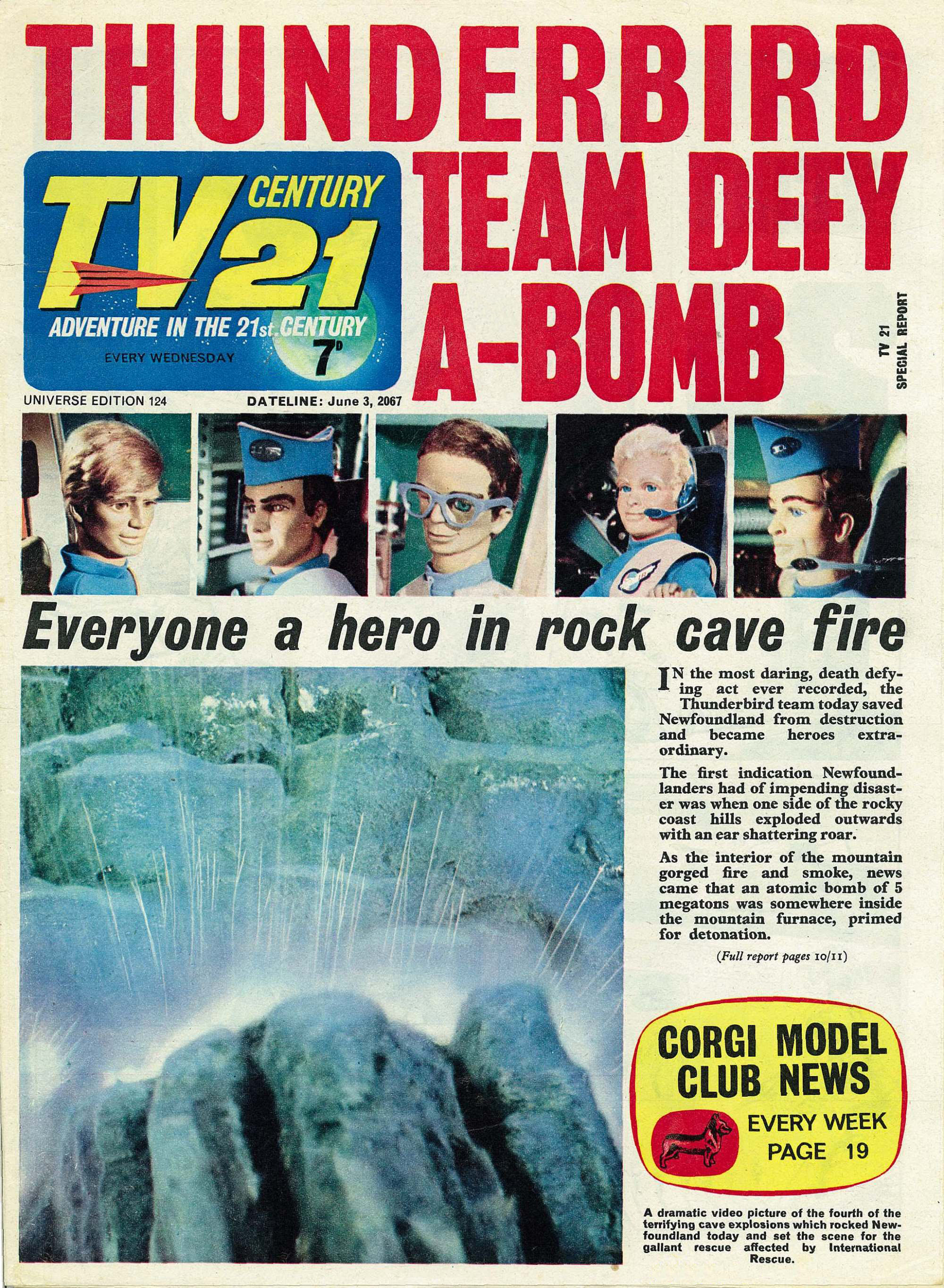Read online TV Century 21 (TV 21) comic -  Issue #124 - 1