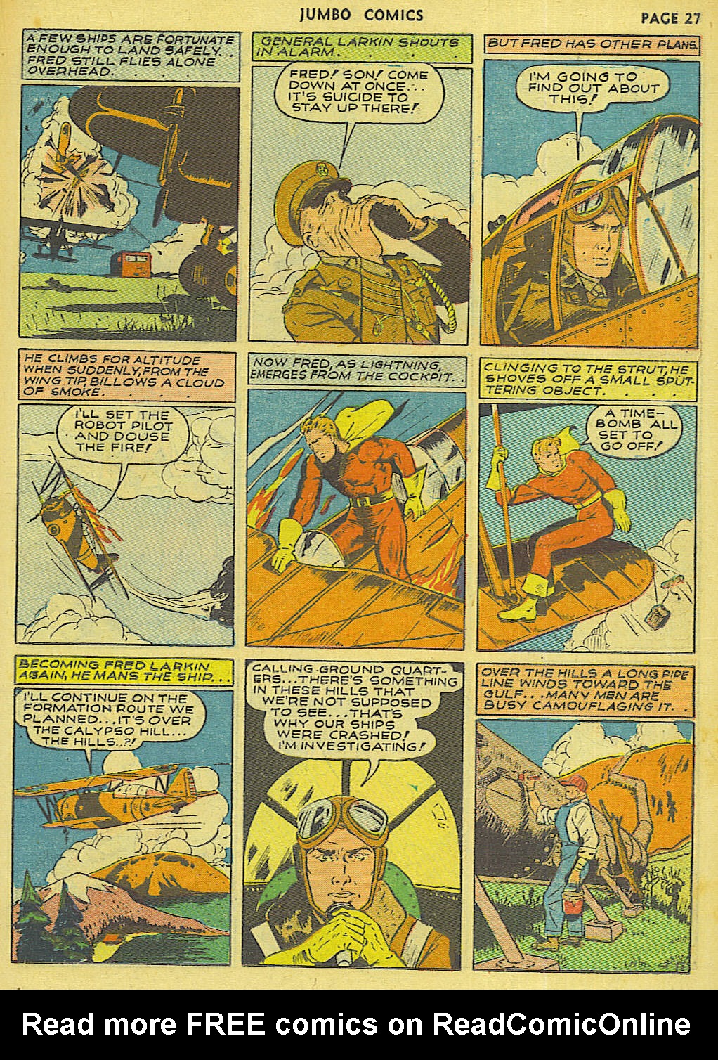 Read online Jumbo Comics comic -  Issue #28 - 29