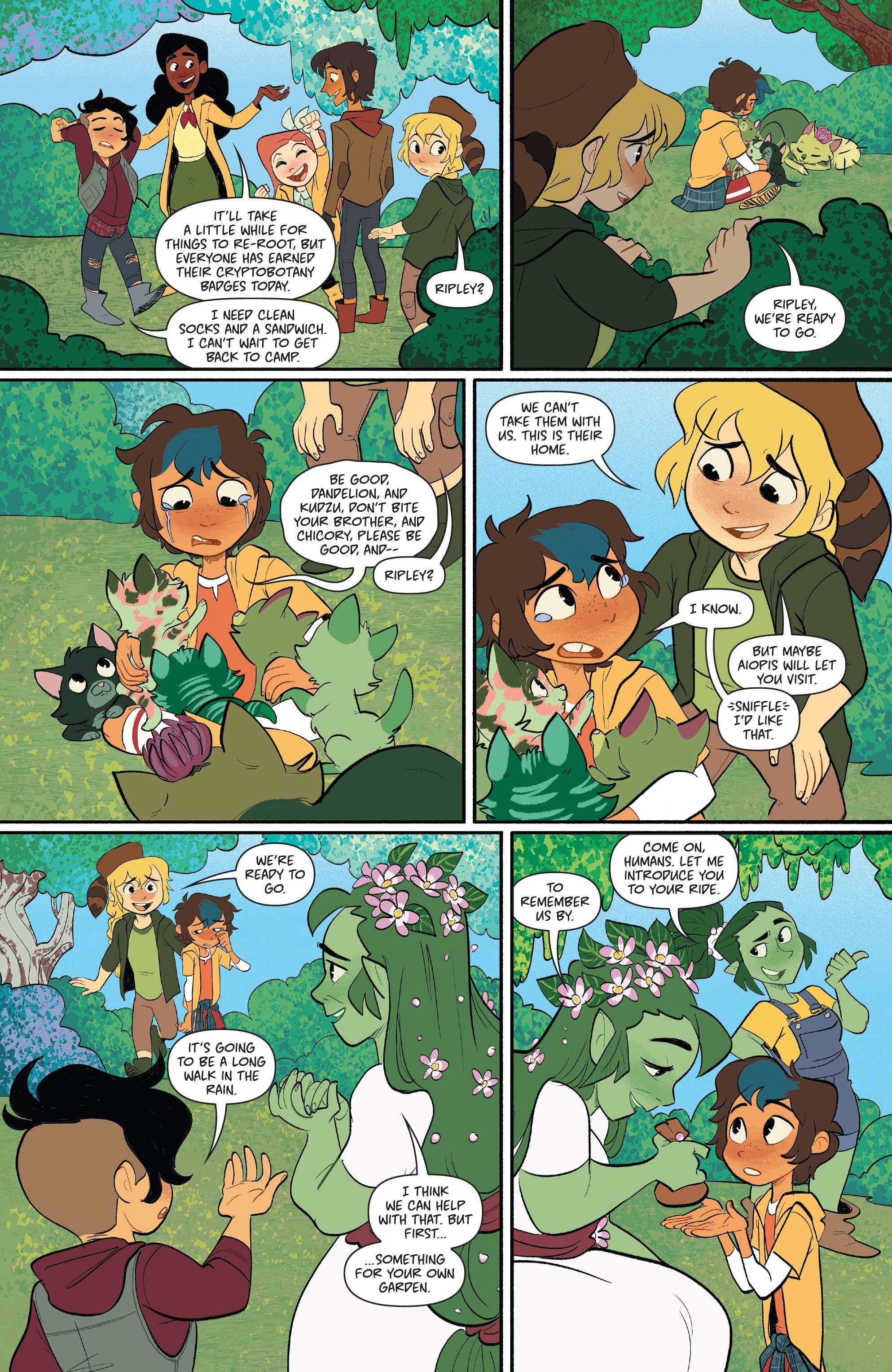 Read online Lumberjanes: Somewhere That's Green comic -  Issue # Full - 32